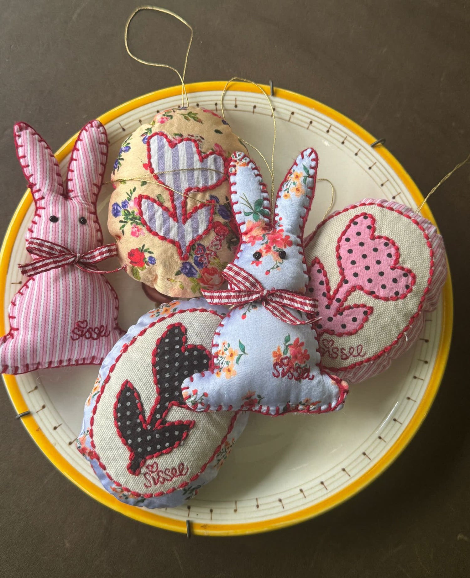 Bonnie Ornament - Purple Floral