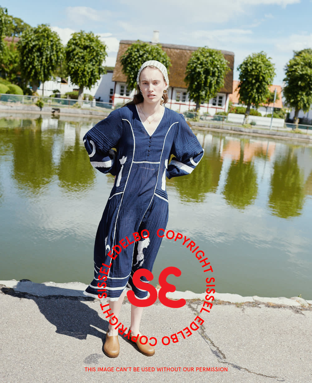 Tessa Dress - Navy Horse