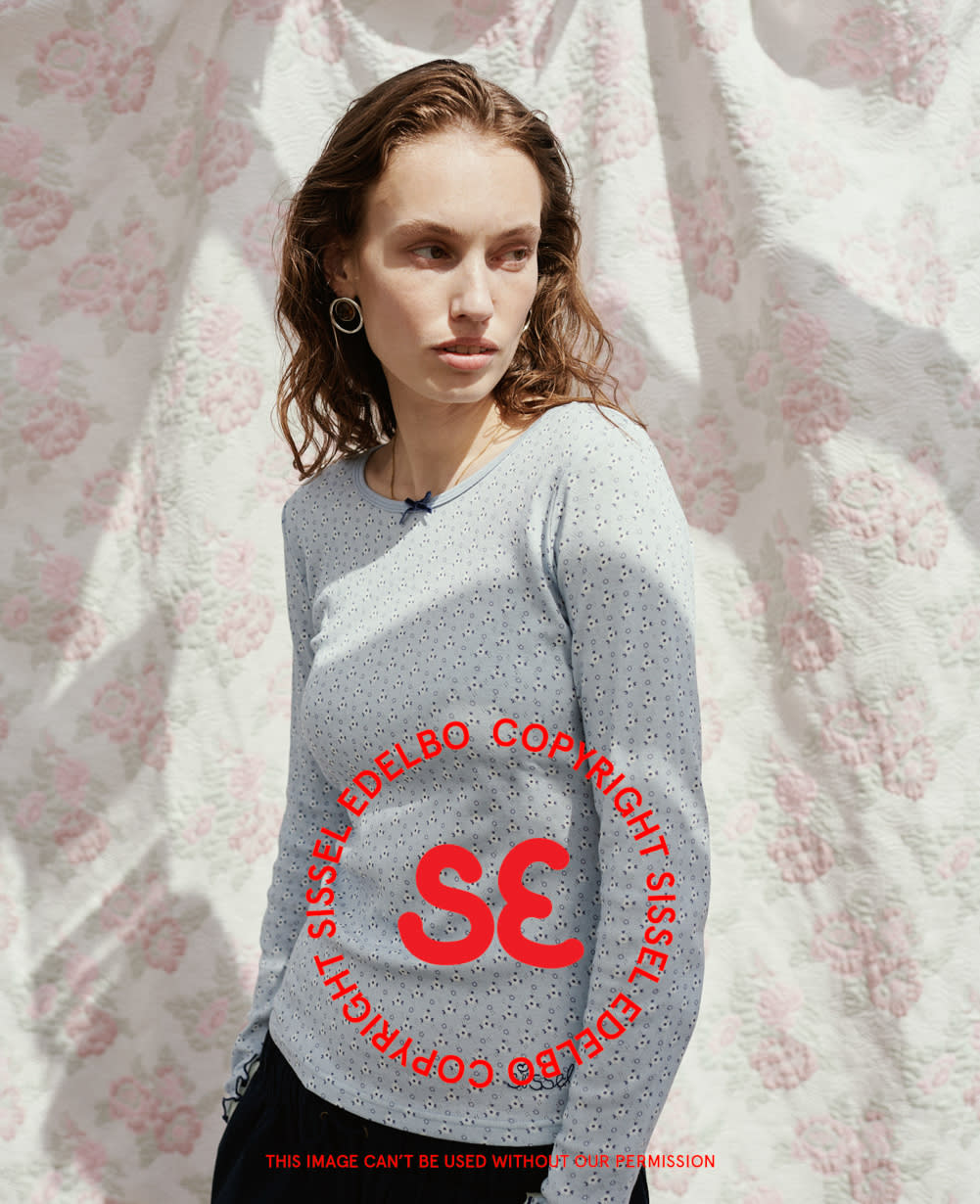 Ronja Top - Ditsy Blue