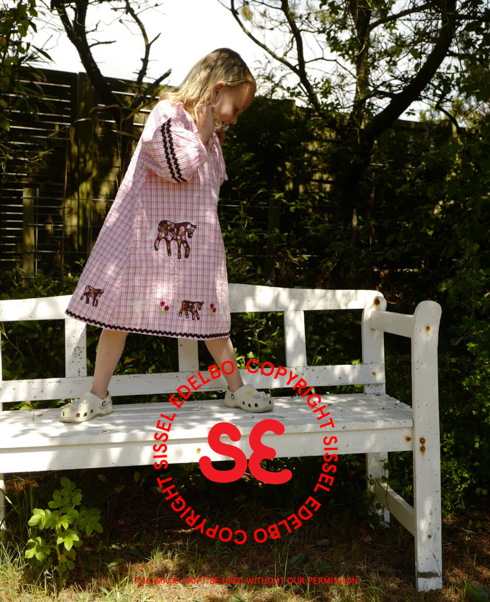 Eira MINI Dress - Pink Checks