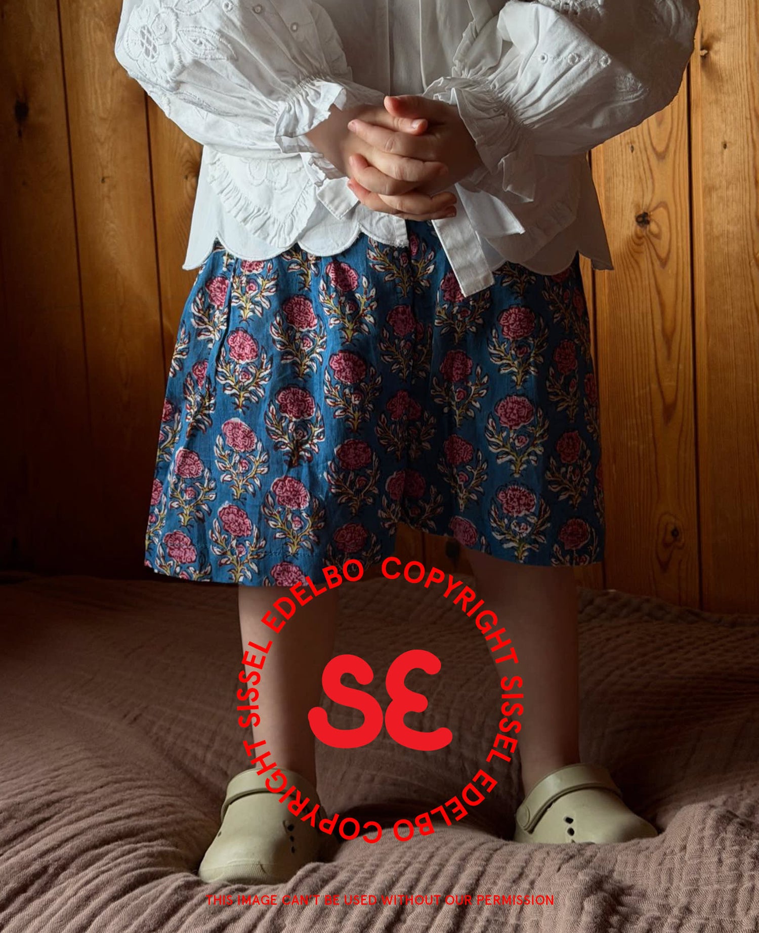 Elisa MINI Shorts - Pink Flowers