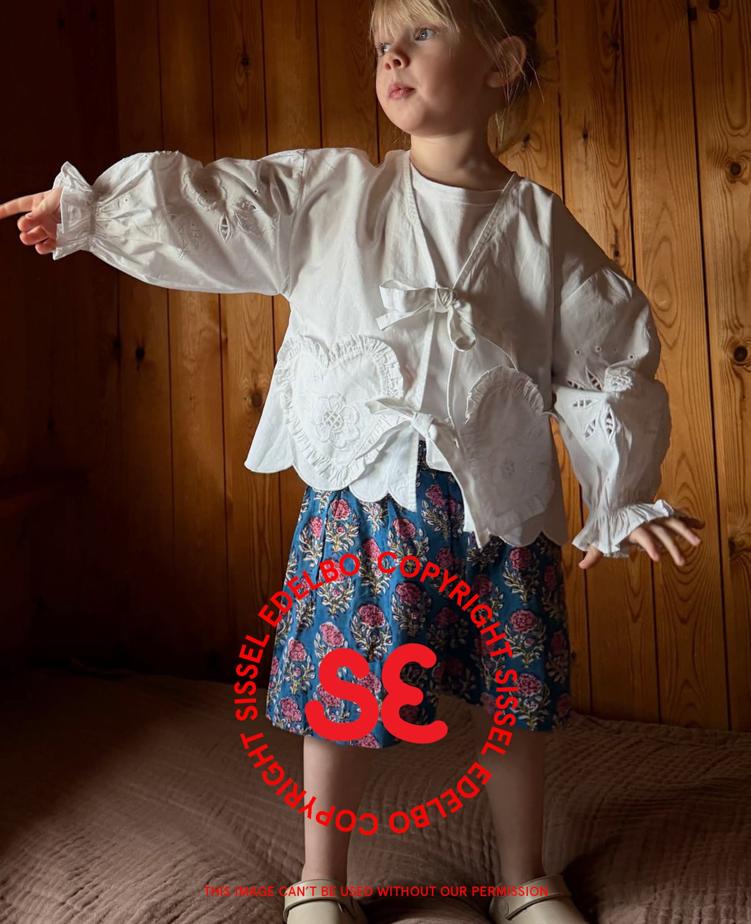 Elisa MINI Shorts - Pink Flowers