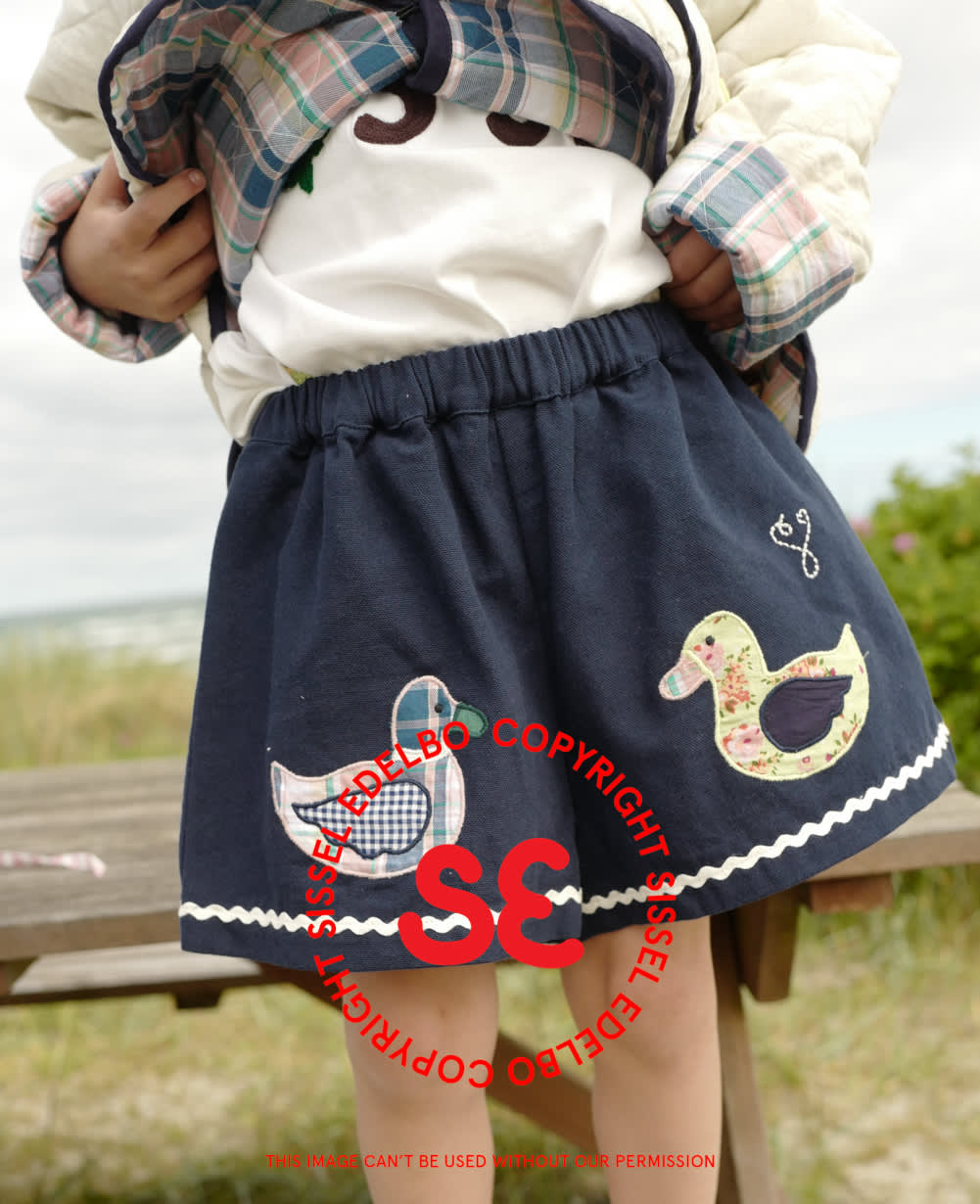 Elisa MINI Shorts - Navy Duck