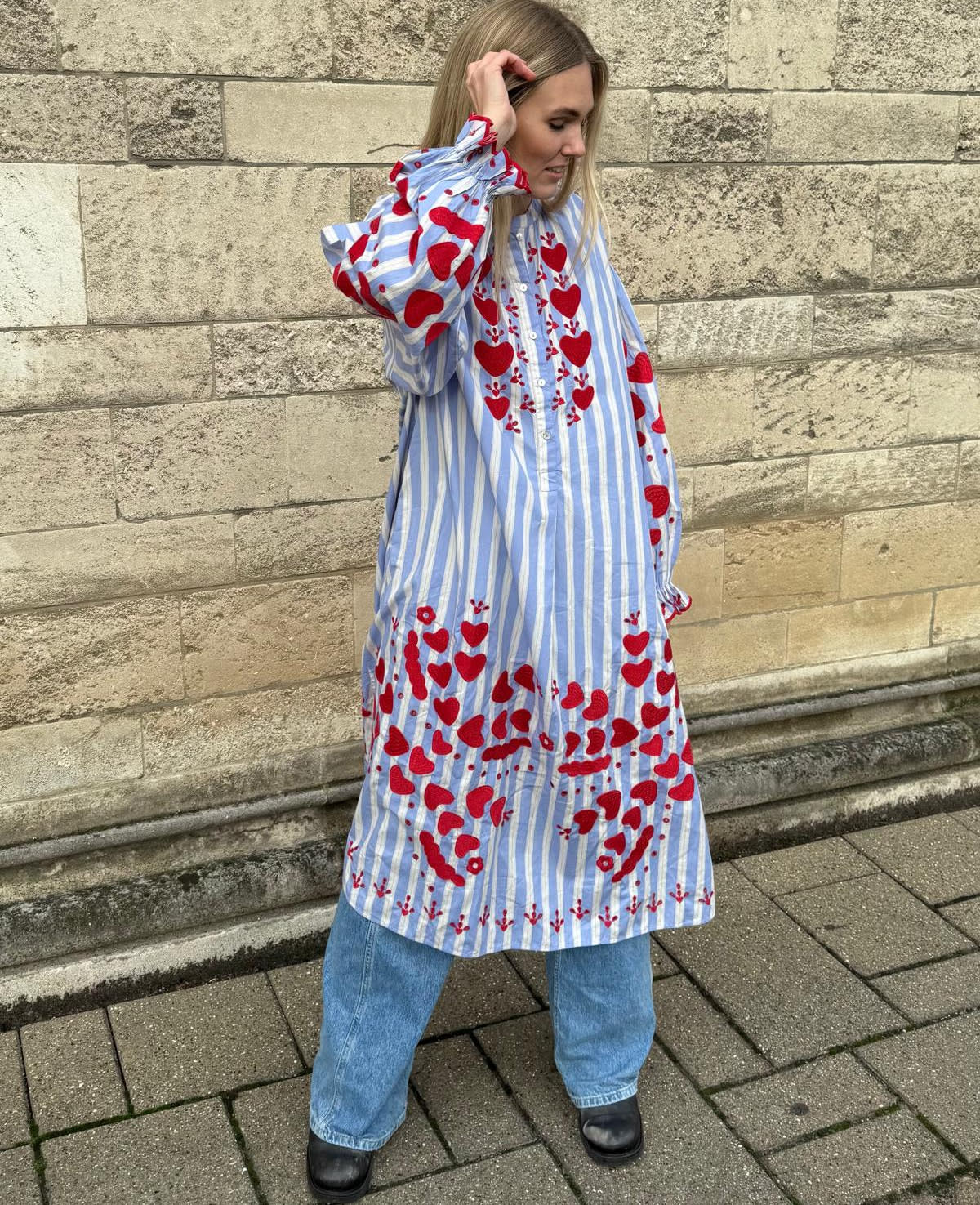 Elisabeth Dress - Vintage Stripes