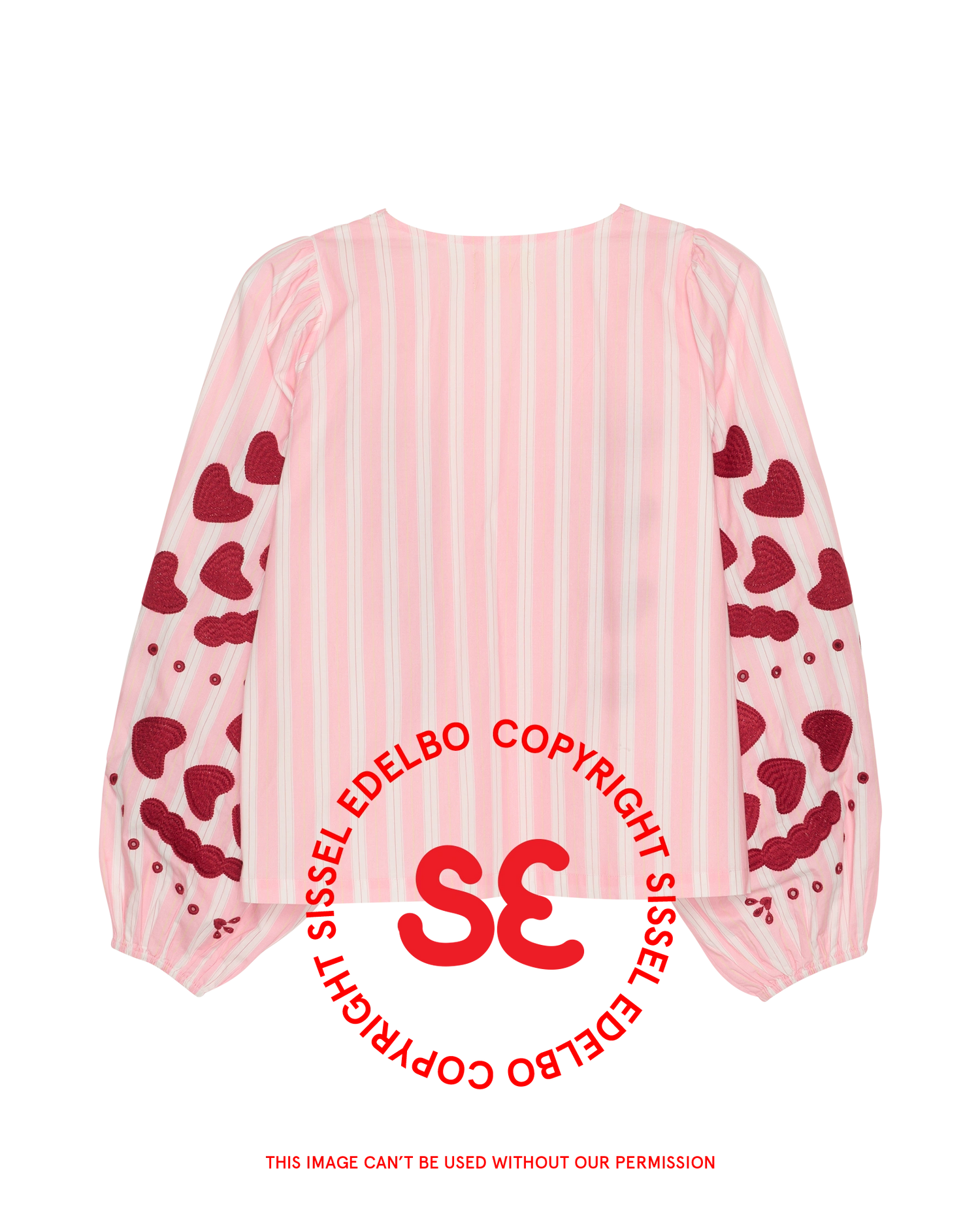 Elisabeth Top - Rose Stripes