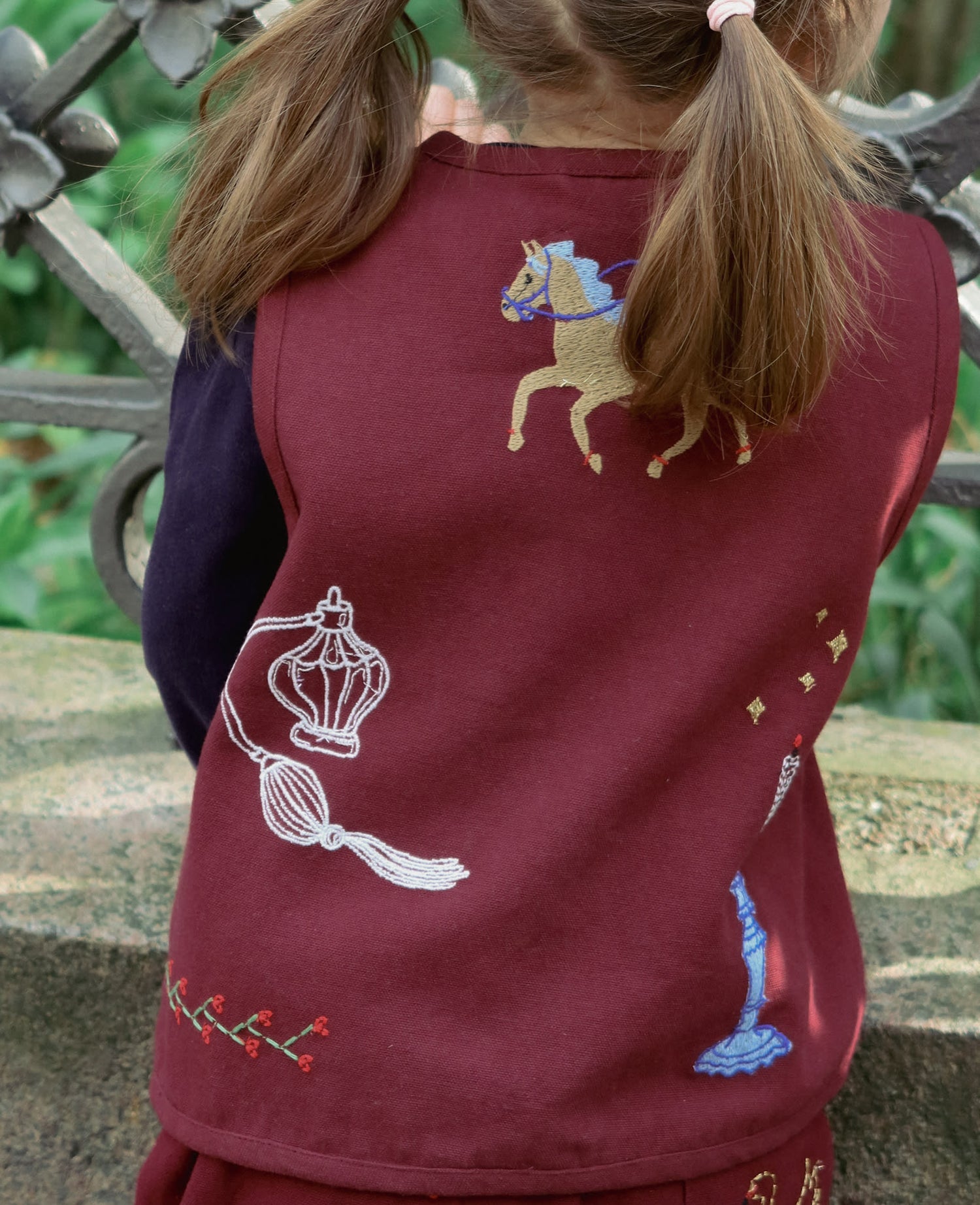 Ellie MINI Vest - Burgundy