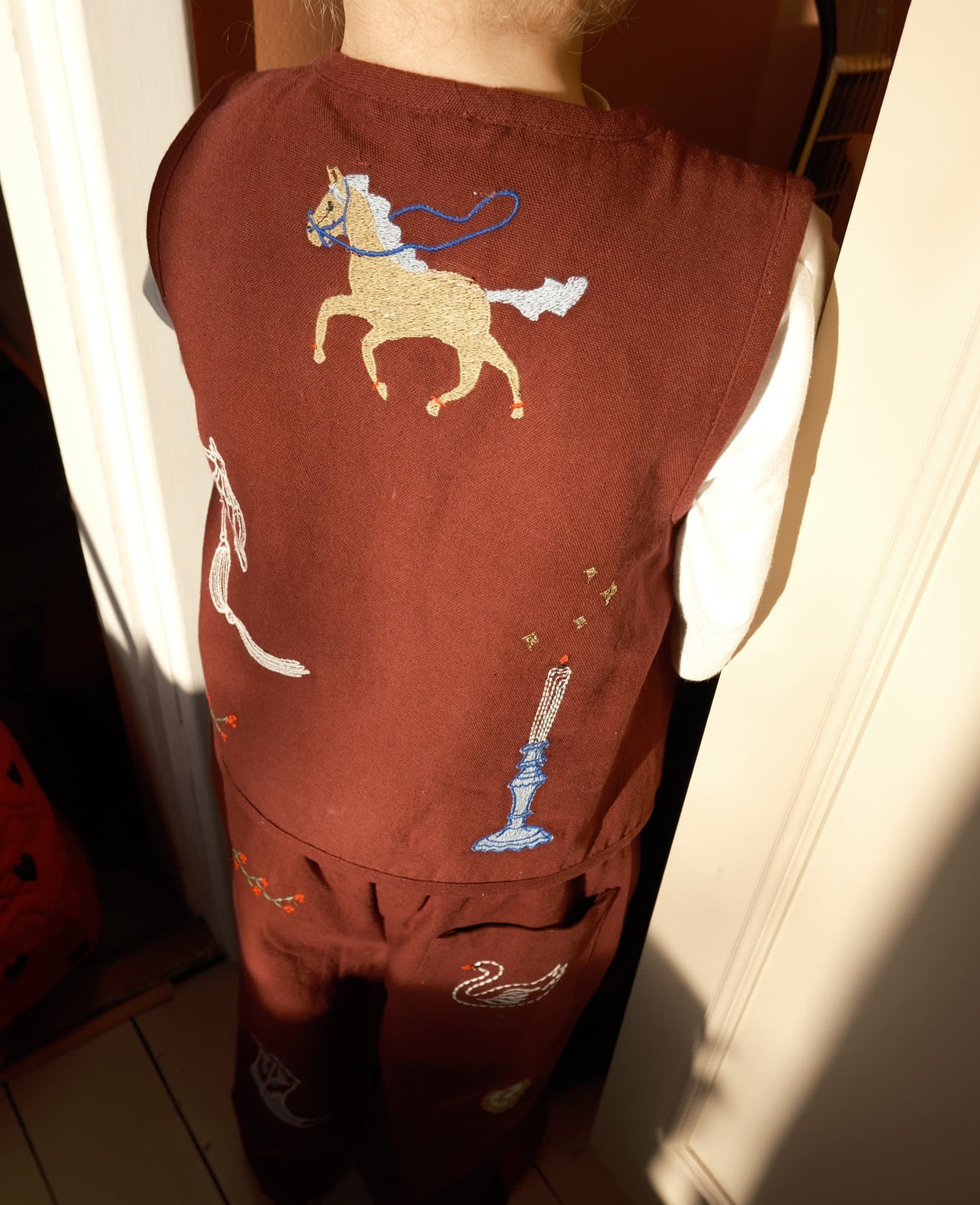 Ellie MINI Vest - Burgundy