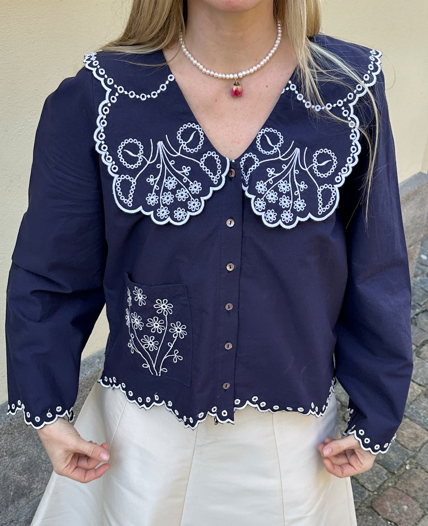 Elysia Shirt - Navy