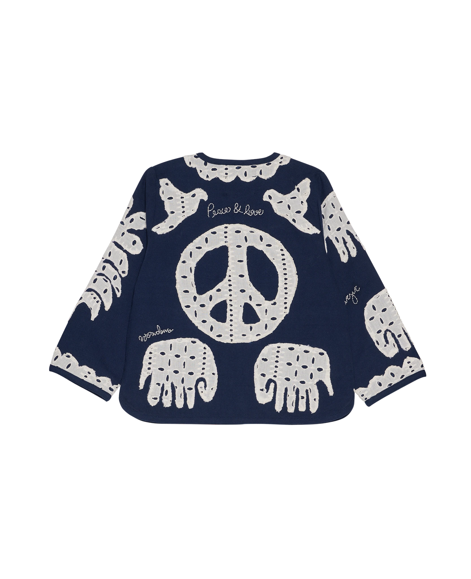 Ena MINI Jacket - Navy Birds