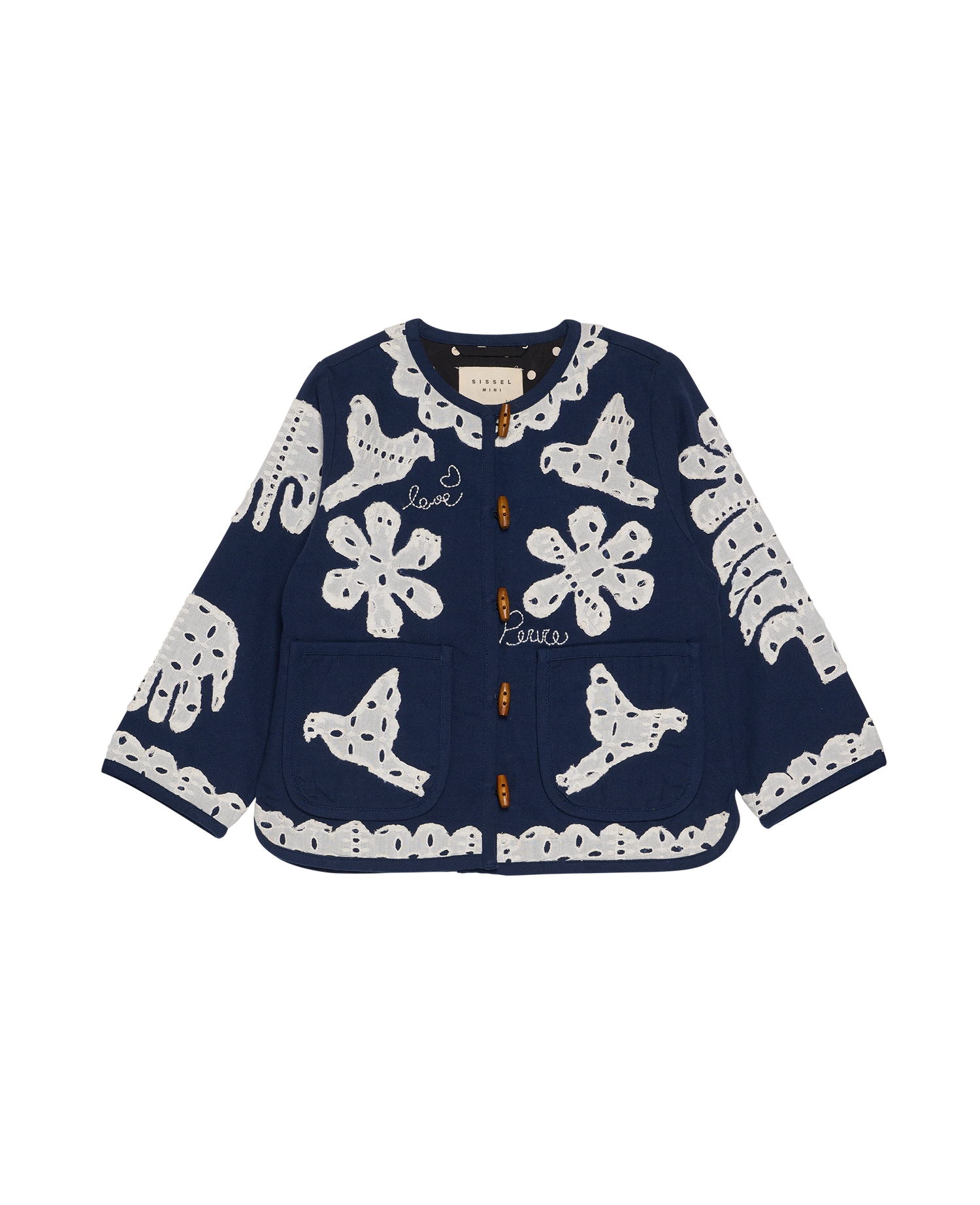 Ena MINI Jacket - Navy Birds