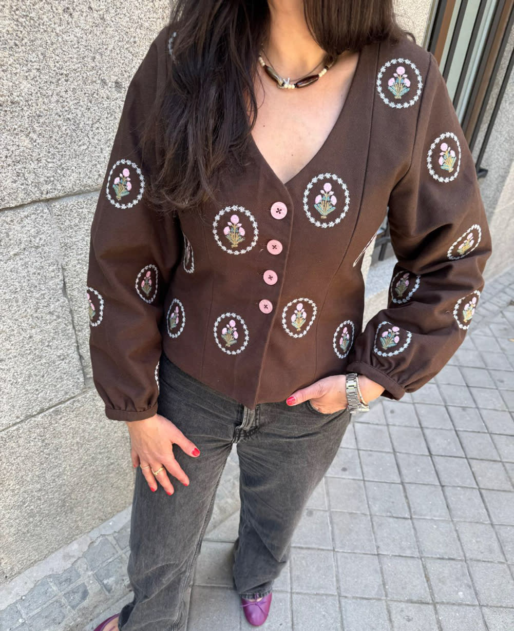 Evie Jacket - Brown Fudge
