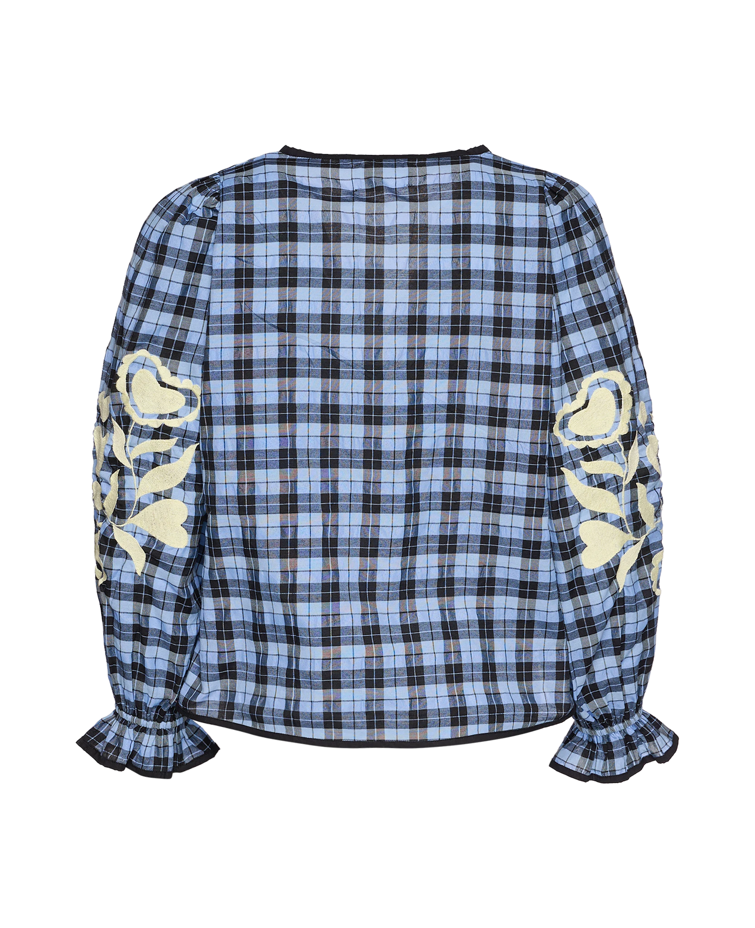 Fran Top - Blue Checks