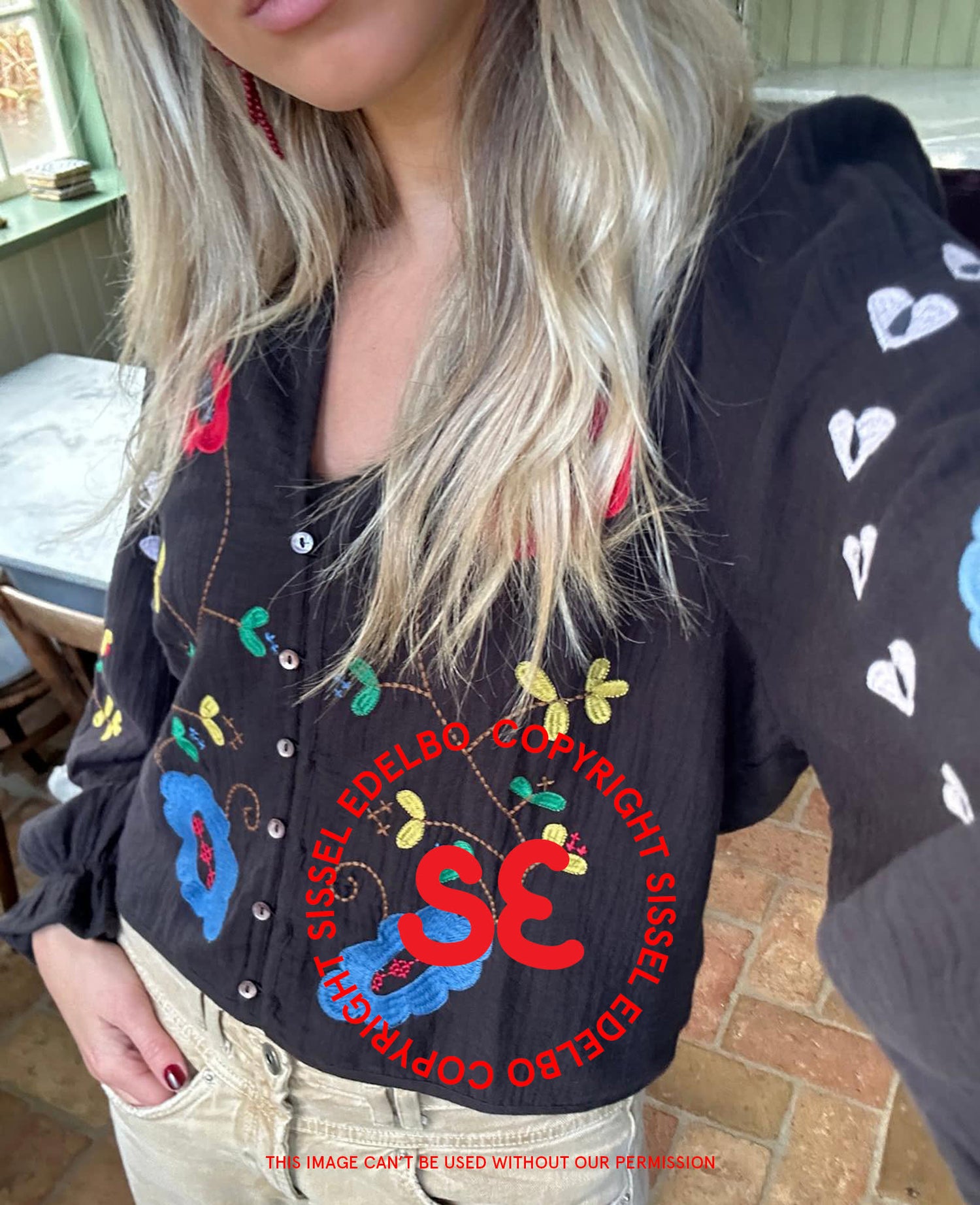 Fran Top - Almost Black