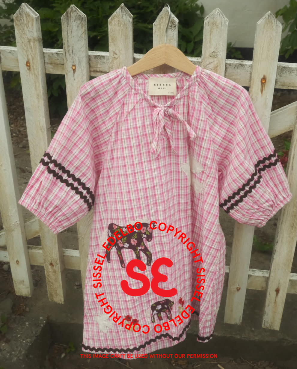 Eira MINI Dress - Pink Checks