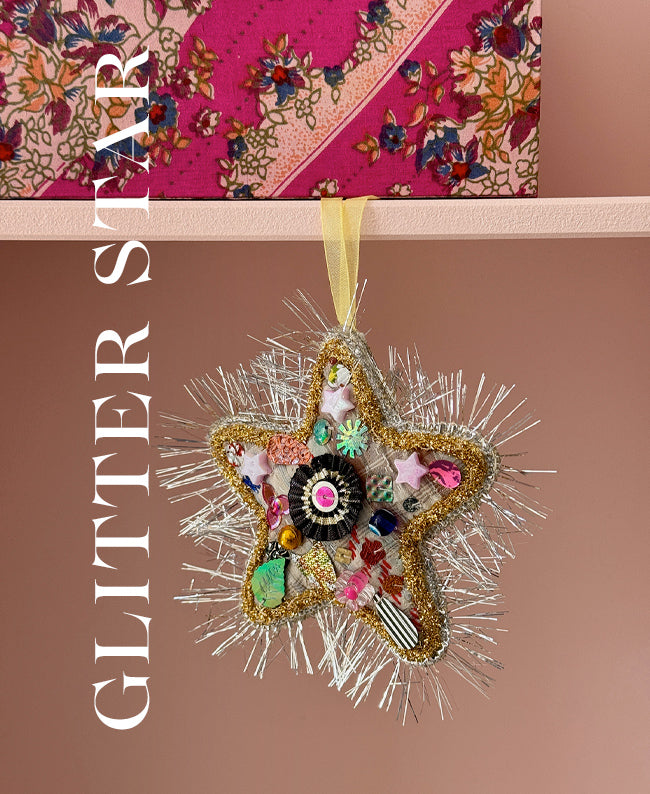 Glitter Star Ornament