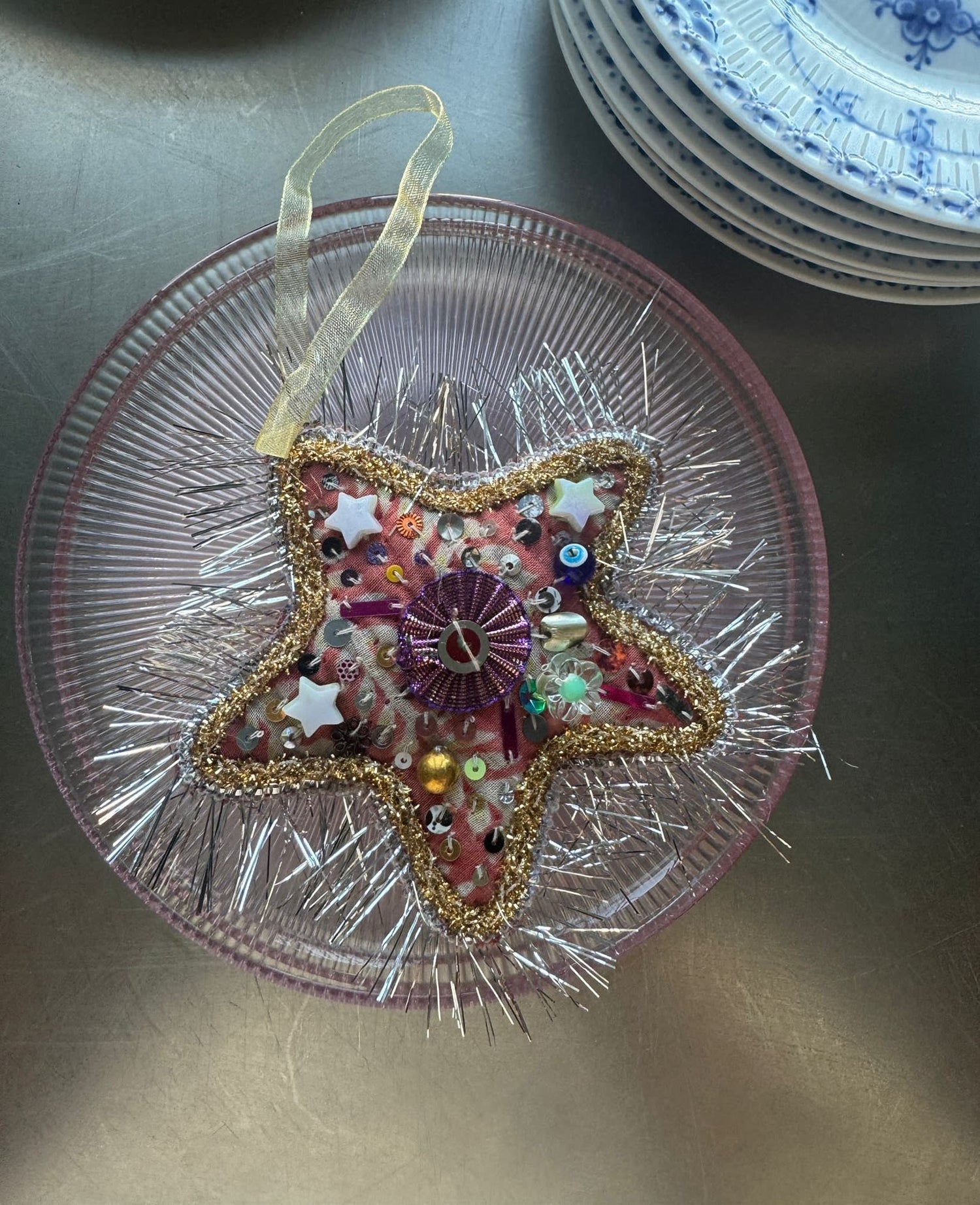 Glitter Star Ornament - Handpicked