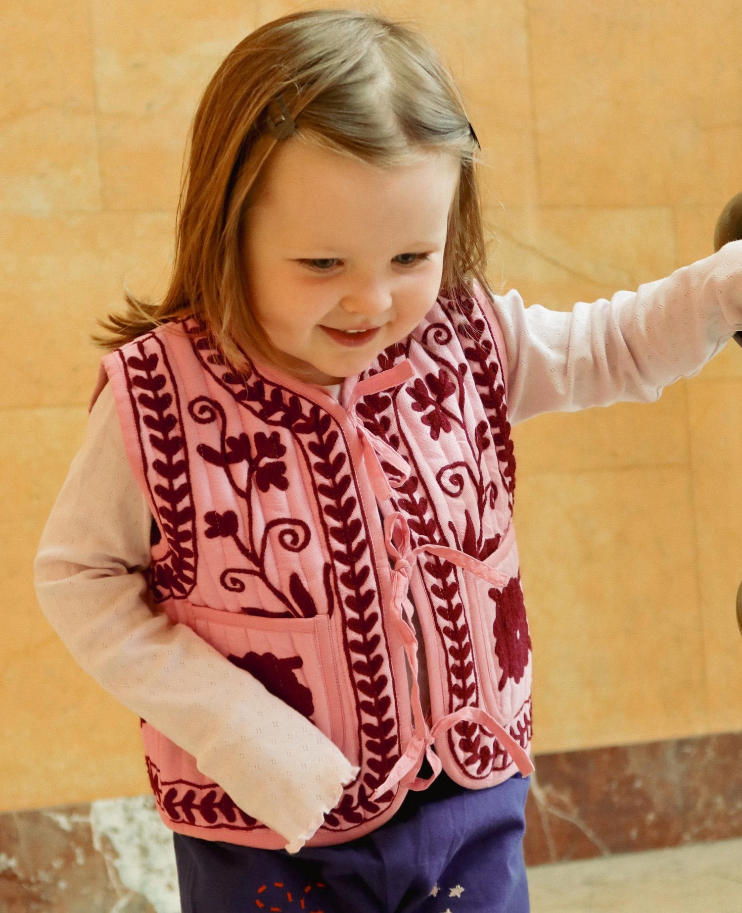 Honey MINI Vest - Burgundy