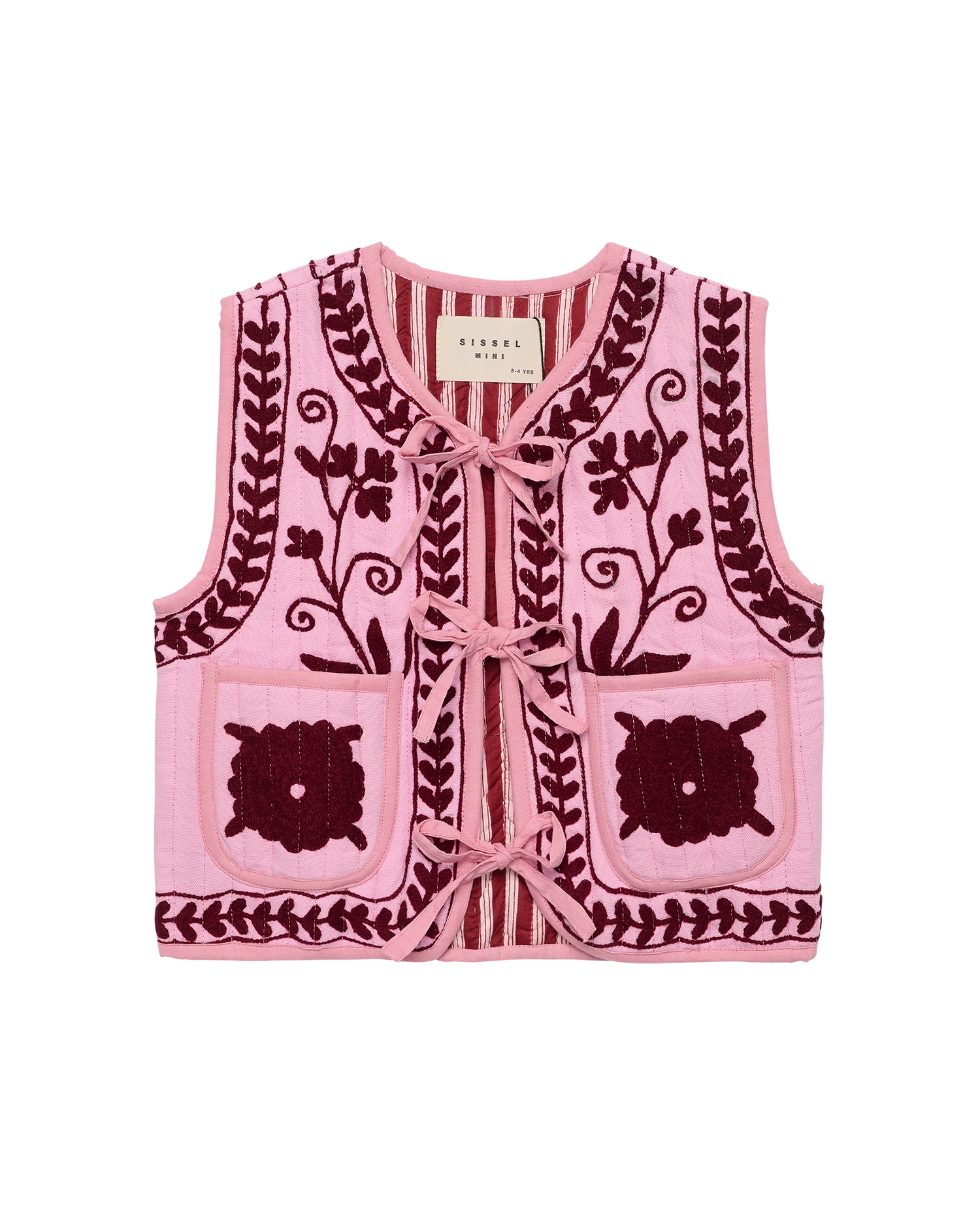 Honey MINI Vest - Burgundy