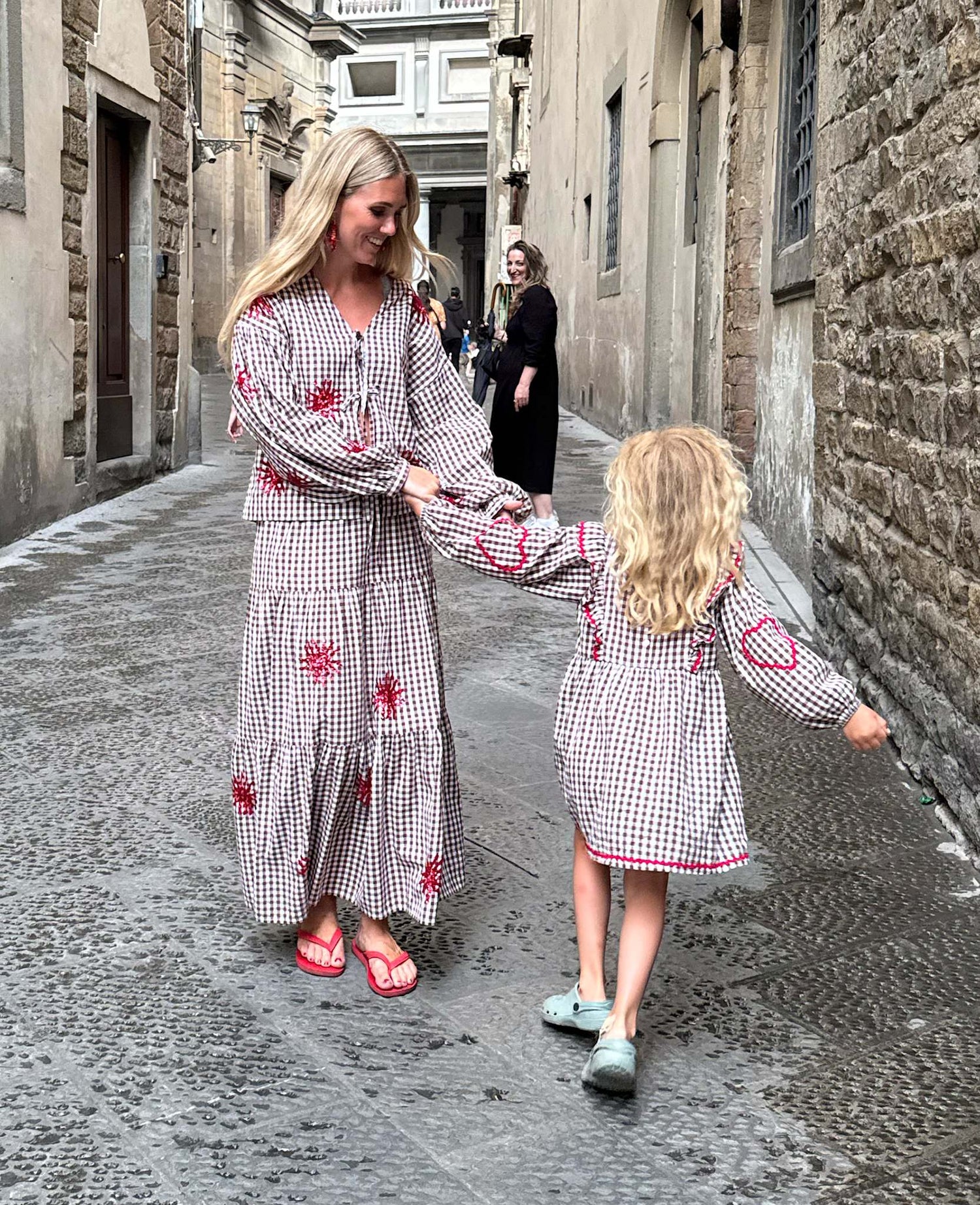 Nanette Top - Brown Checks