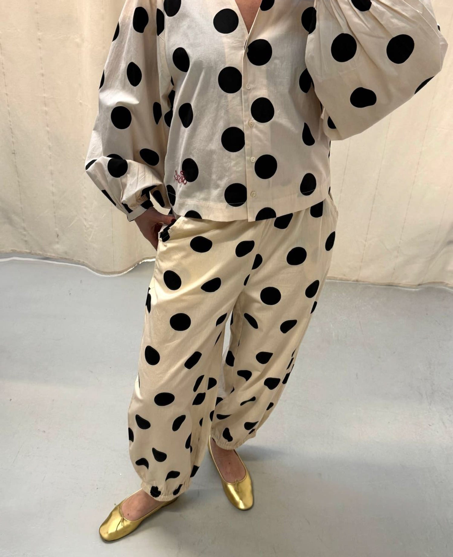 Iluna Pants - Black Dot