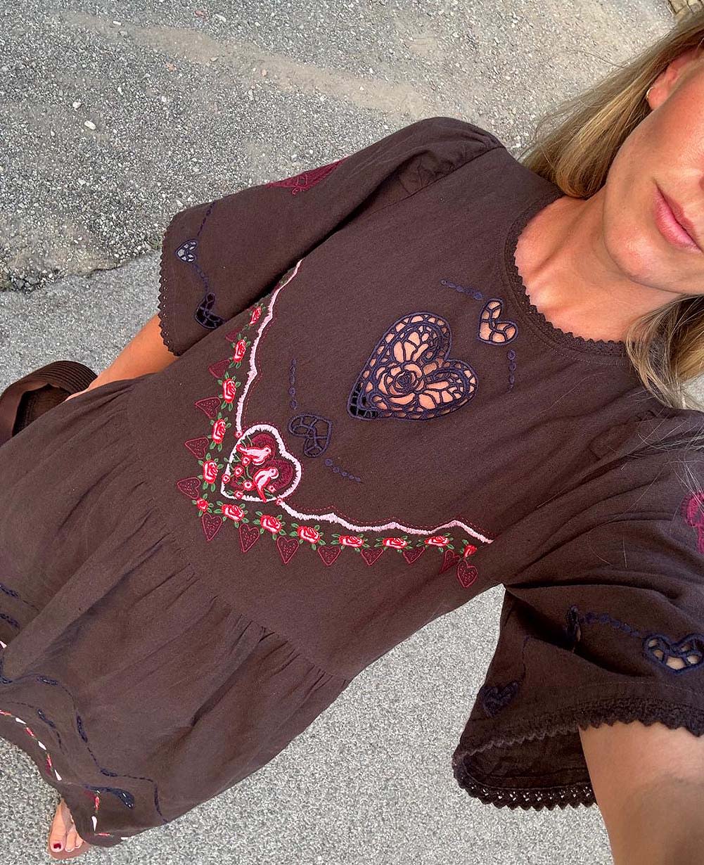 Sky Dress - Brown