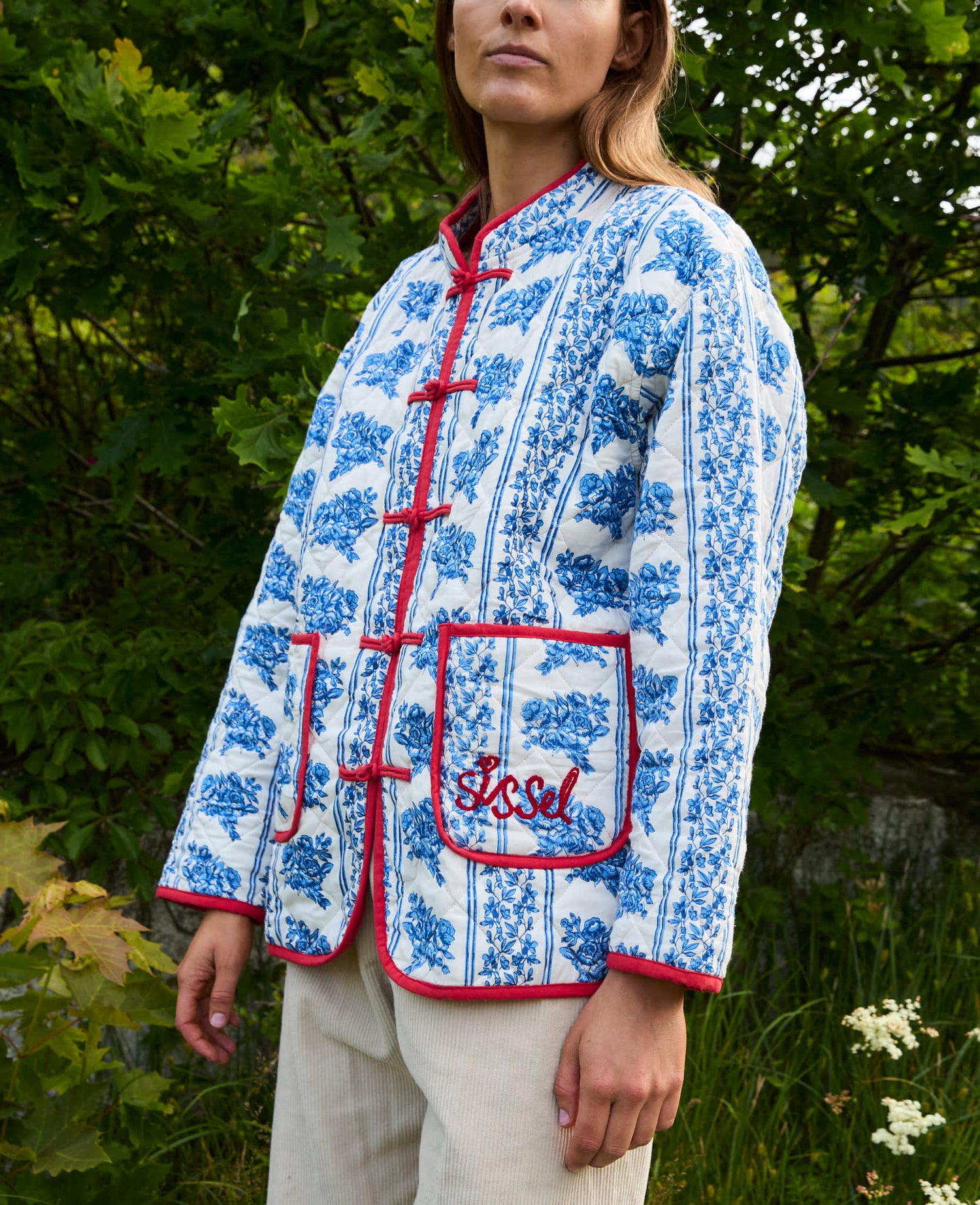 Jamille Jacket - Blue Flower