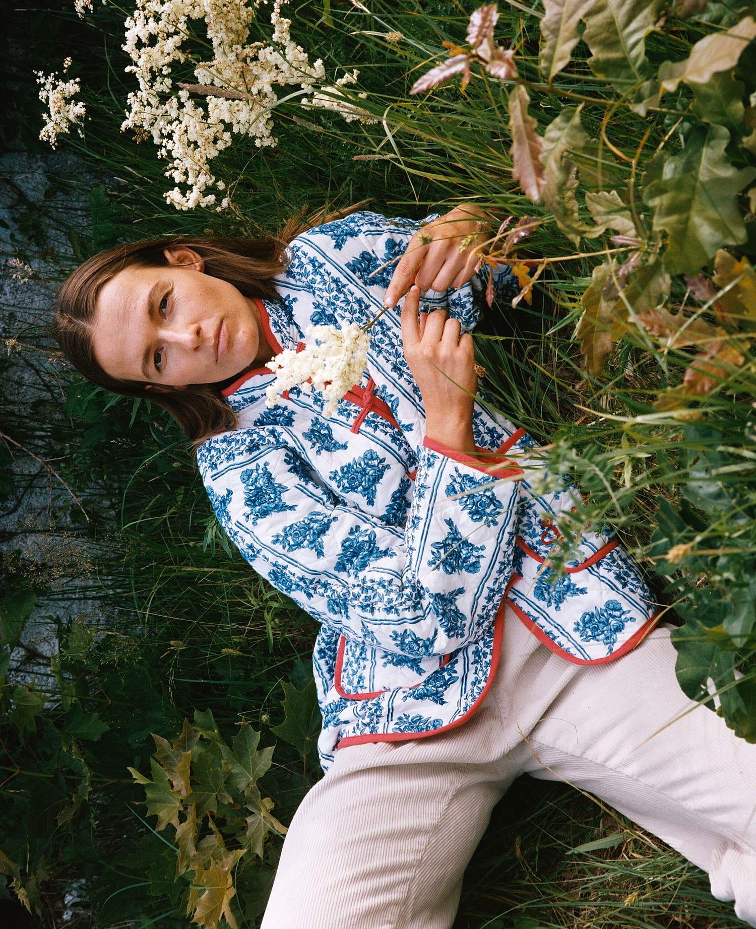 Jamille Jacket - Blue Flower