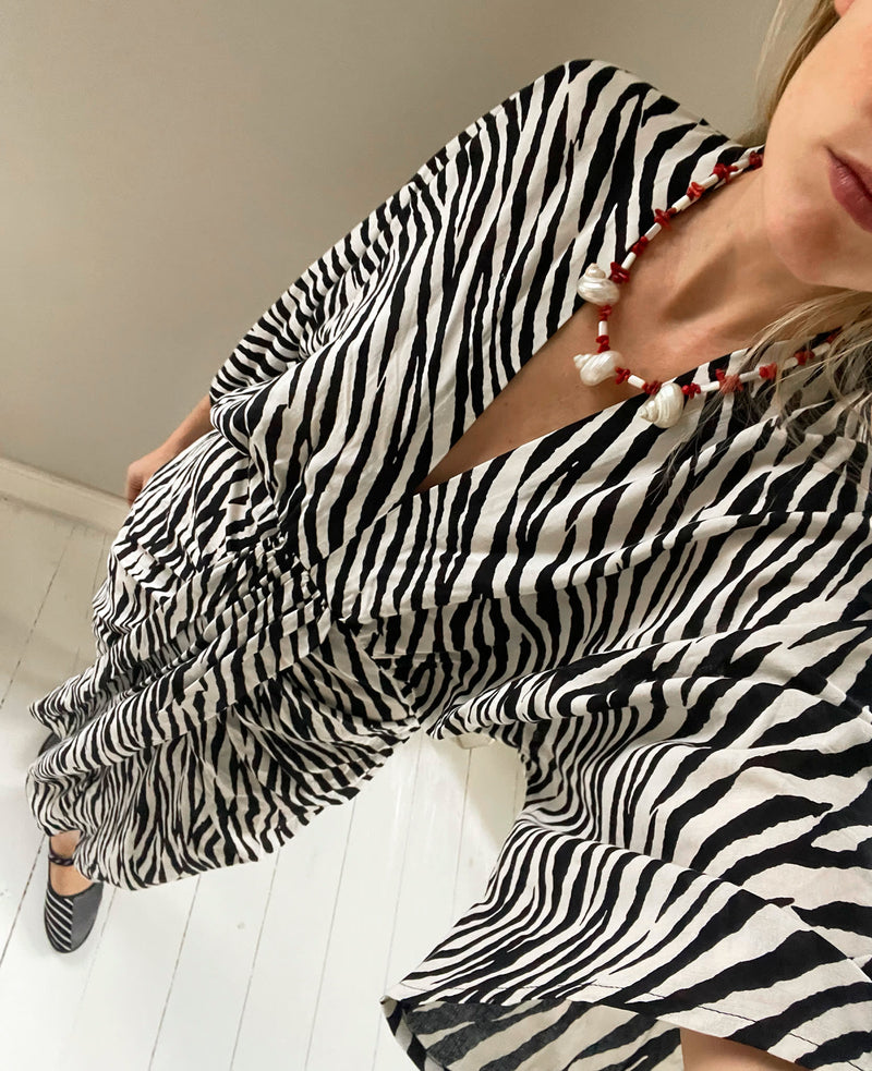 Juno Dress - Zebra