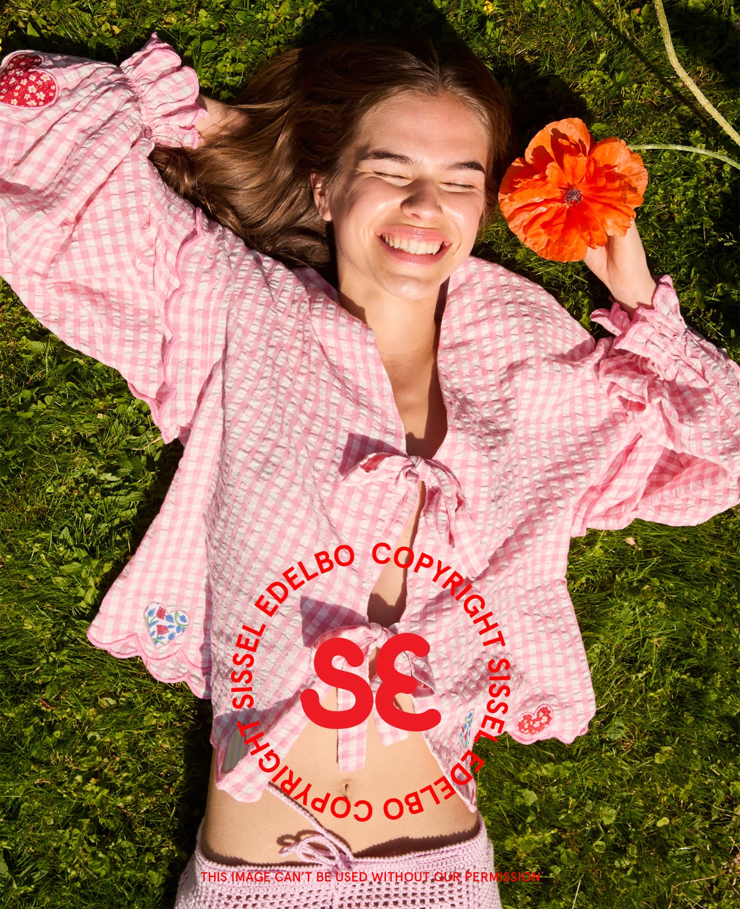 Kamal Top - Pink Checks