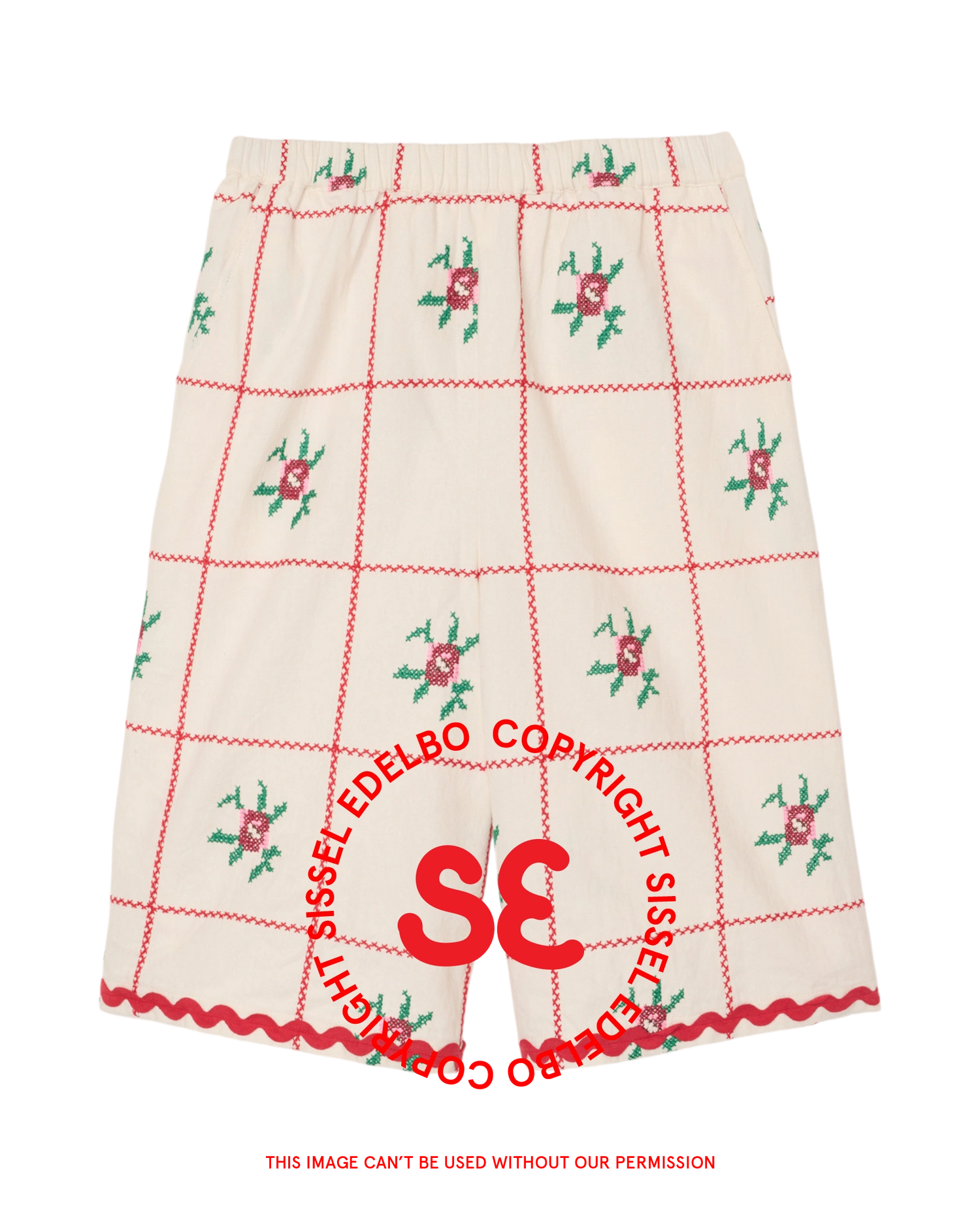Katarina Shorts - Ecru Rose