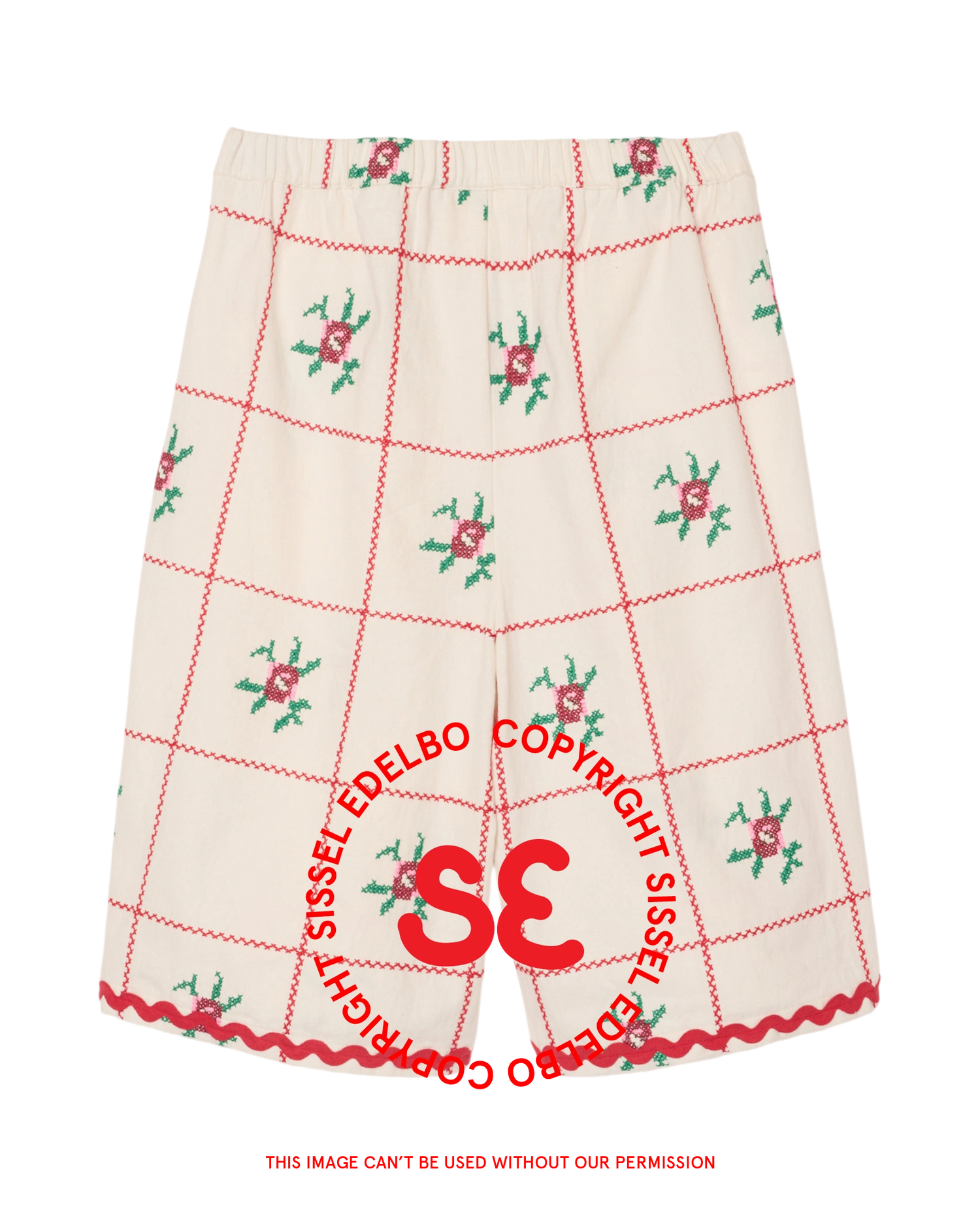 Katarina Shorts - Ecru Rose