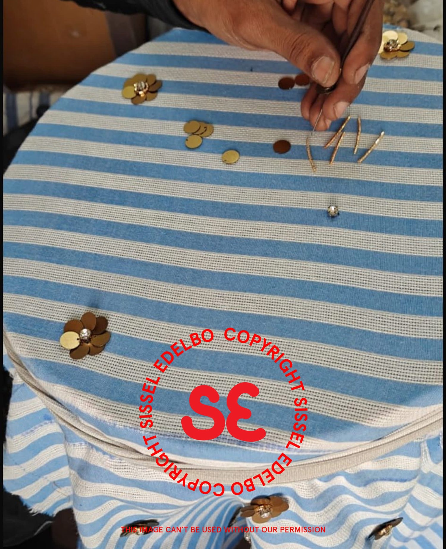 Kiki Top - Blue Stripes