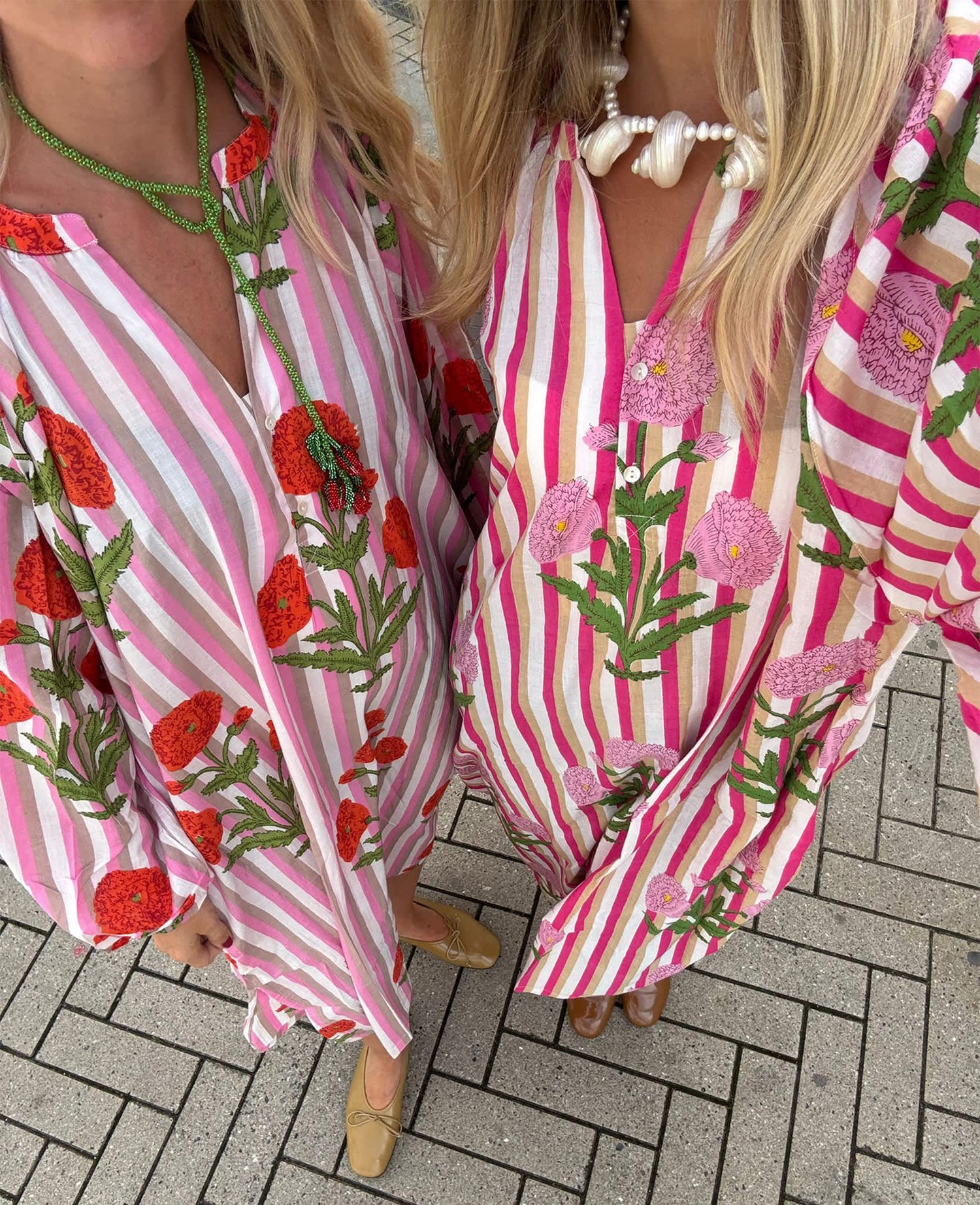 Lara Dress - Poppy Pink