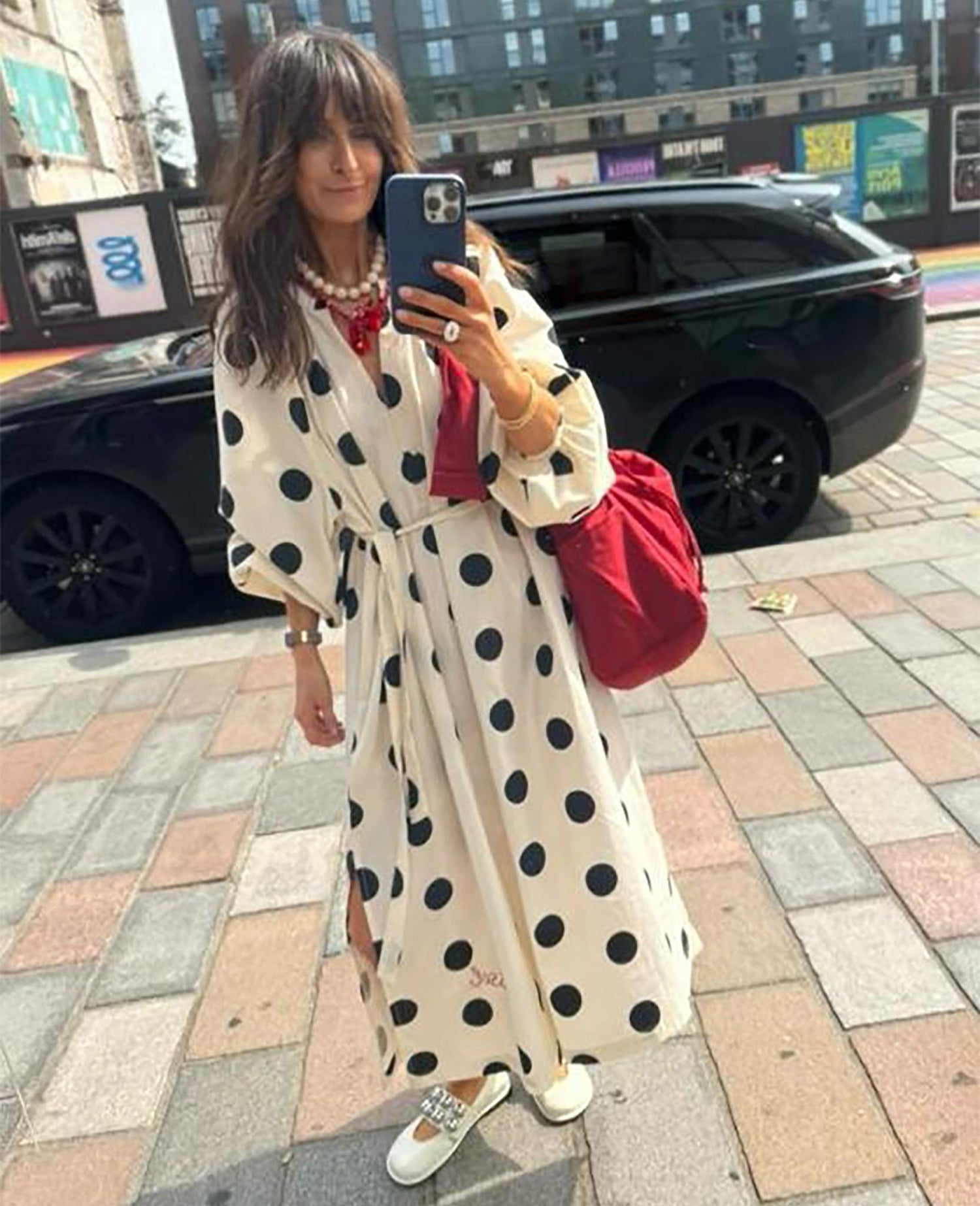 Lara Dress - Black Dot