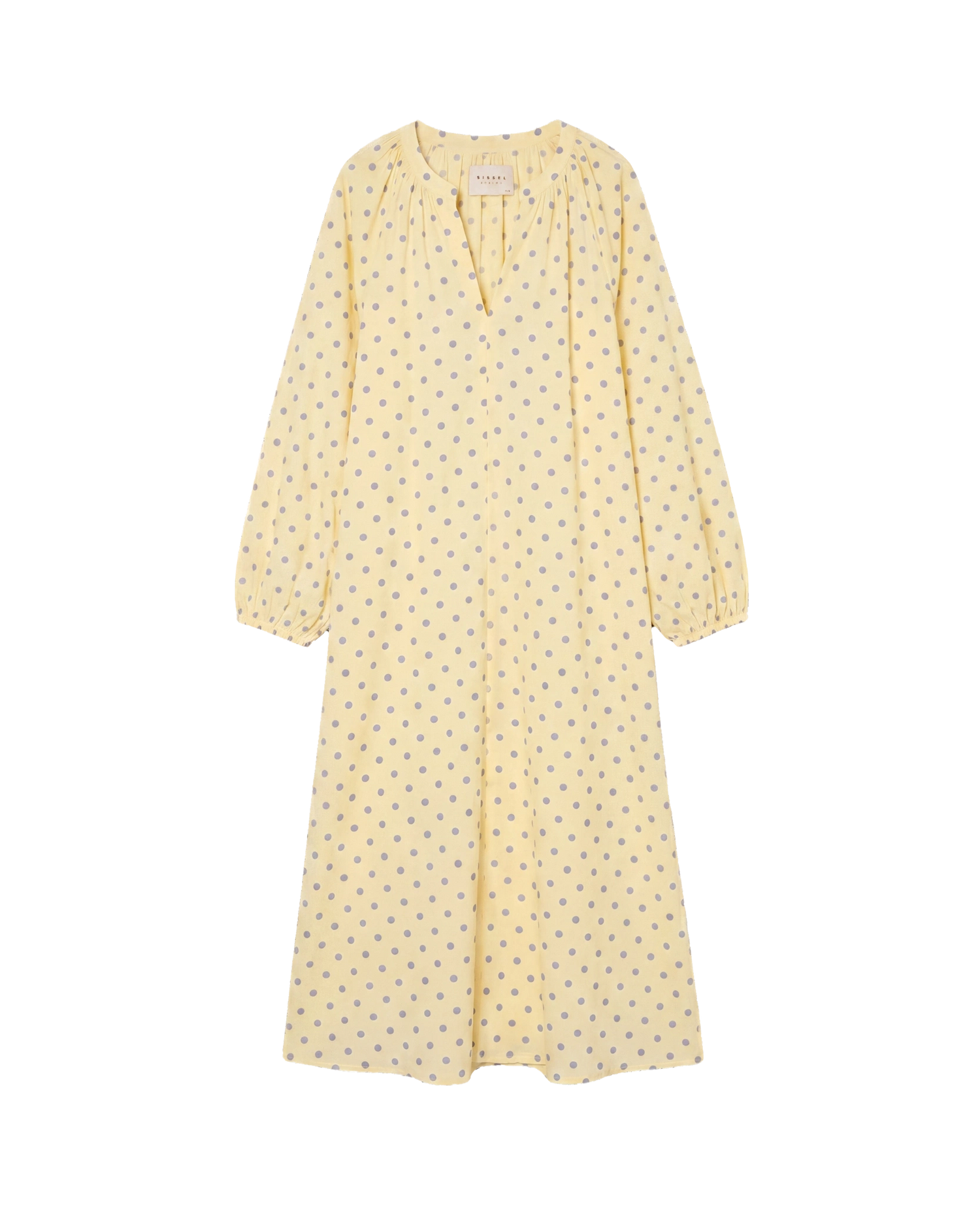 Lara Dress - Blue Dots