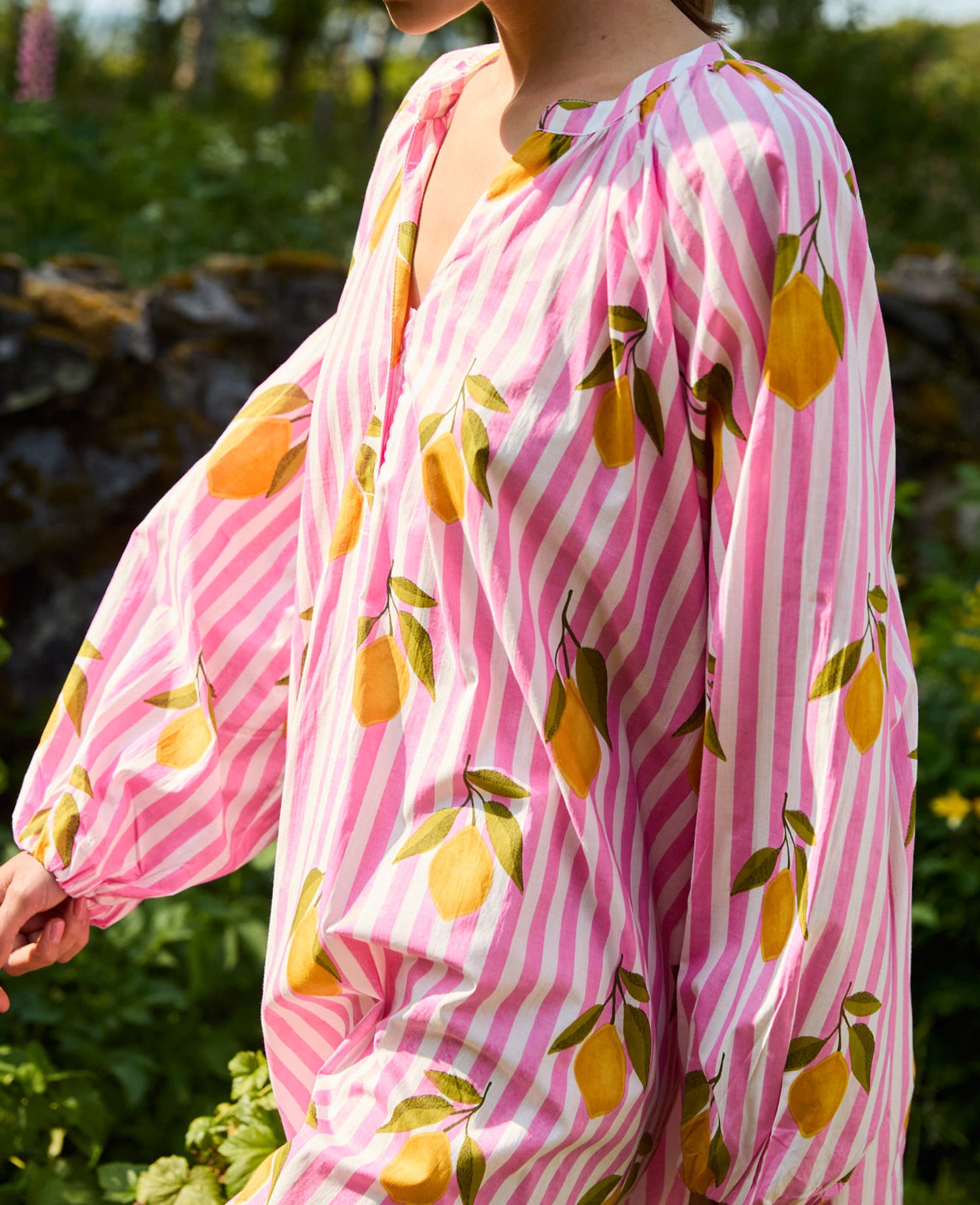 Lara Dress - Pink Lemons