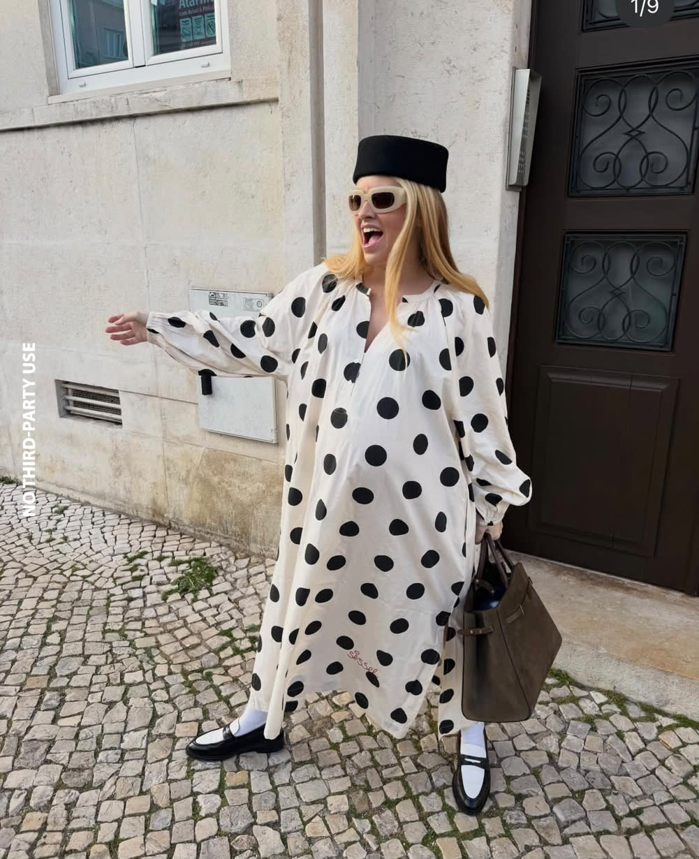 Lara Dress - Black Dot
