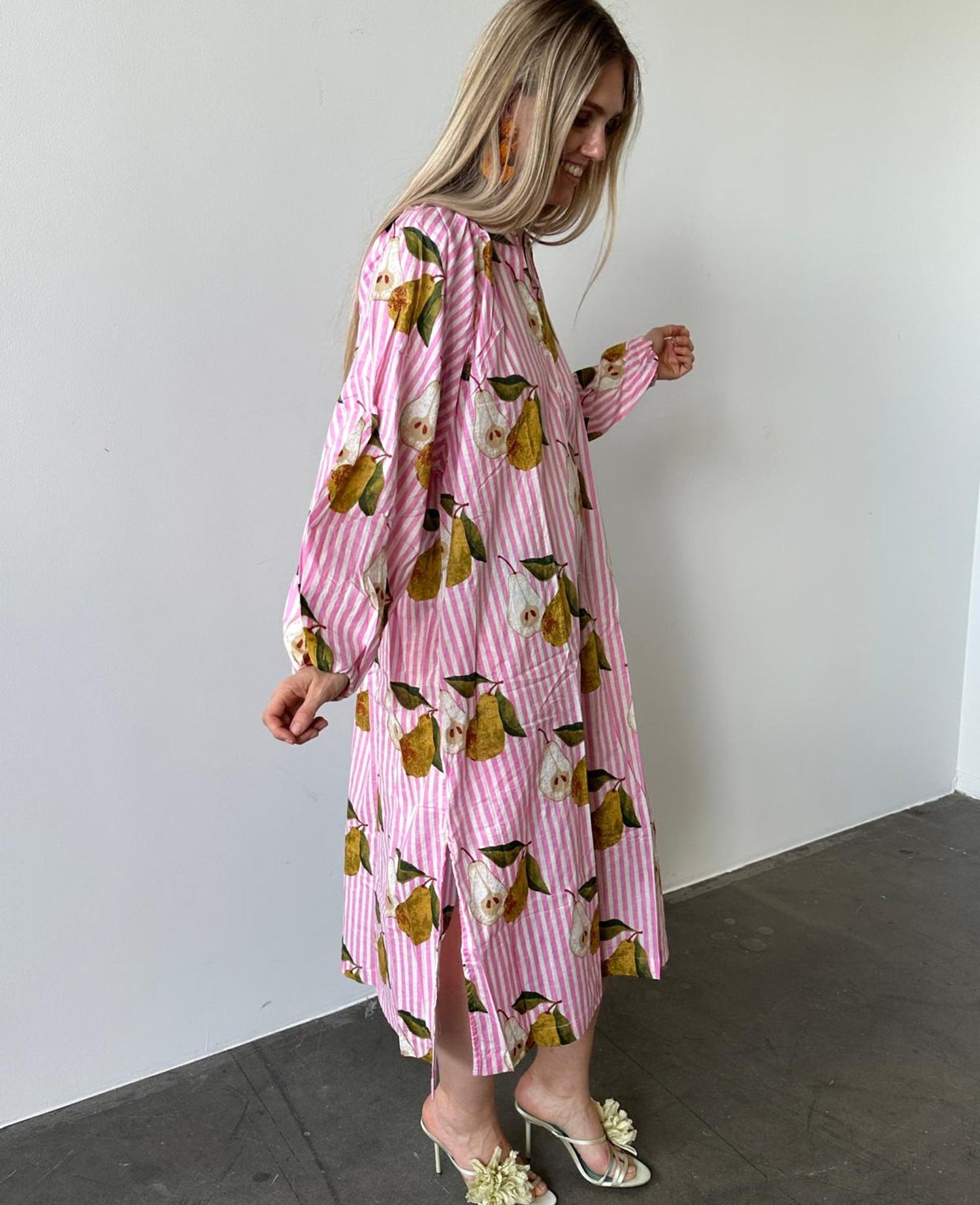 Lara Dress - Pear Pink