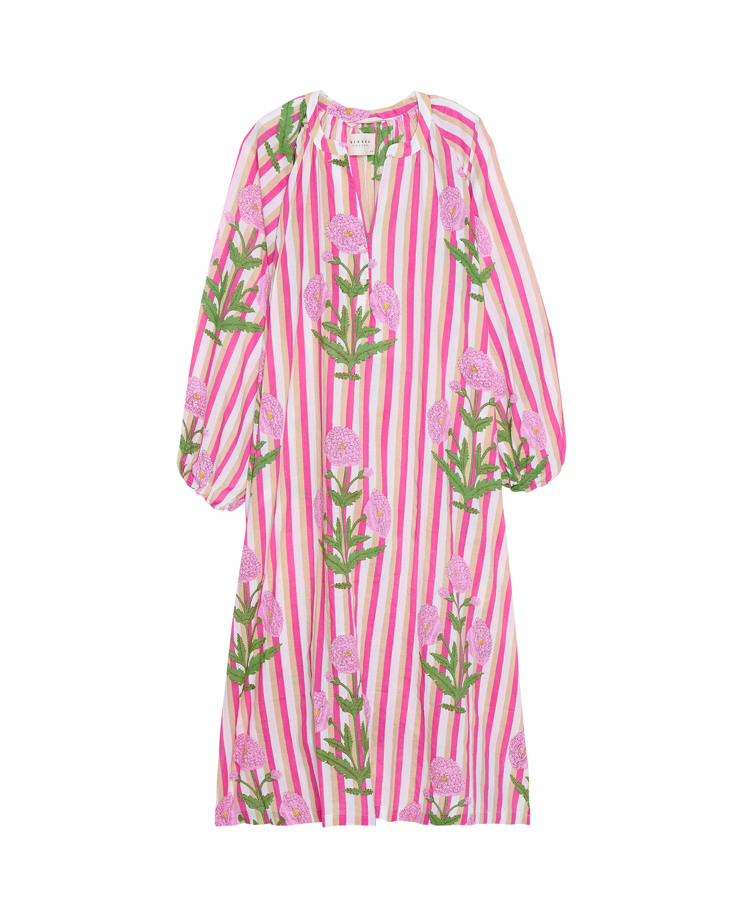 Lara Dress - Poppy Pink