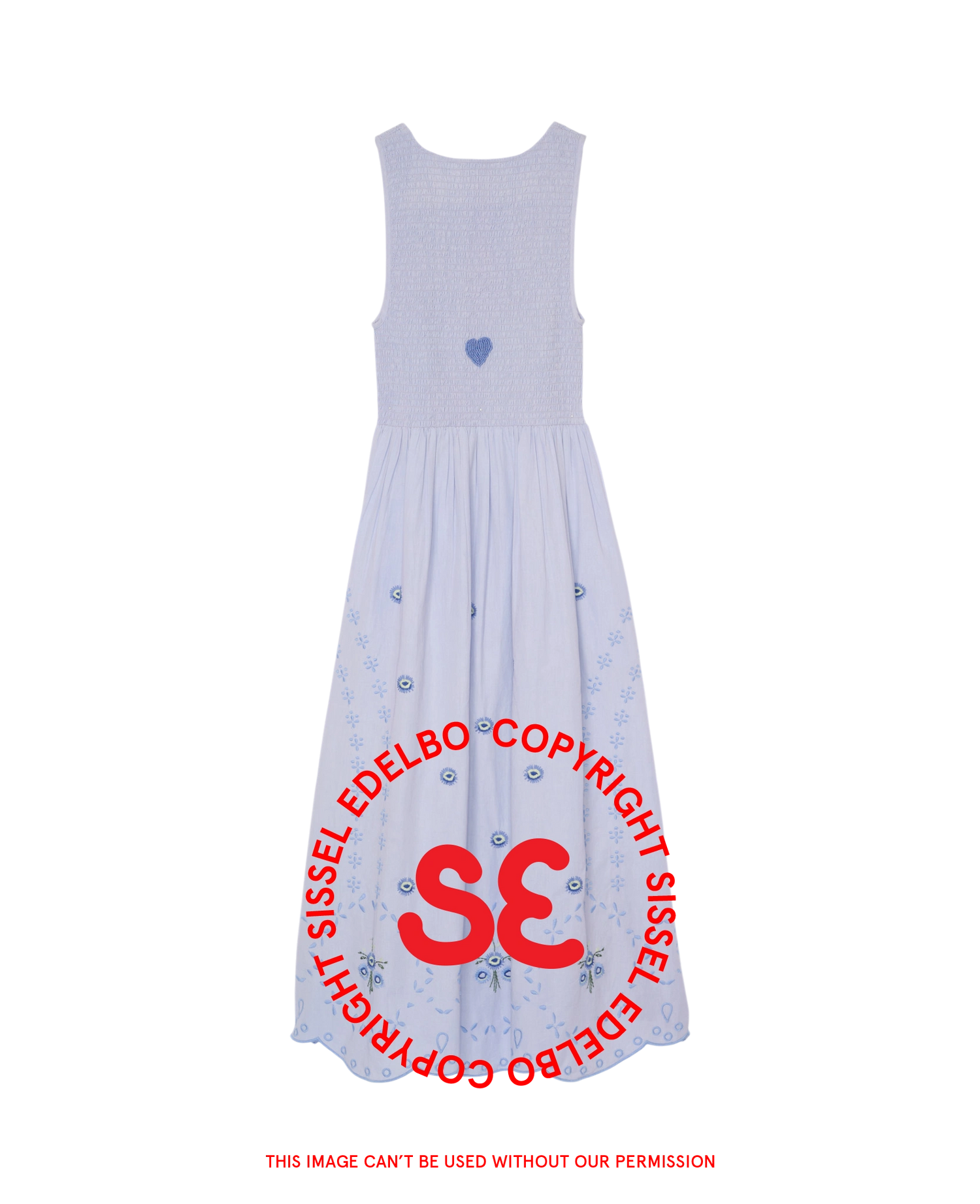 Leona Dress - Soft Blue