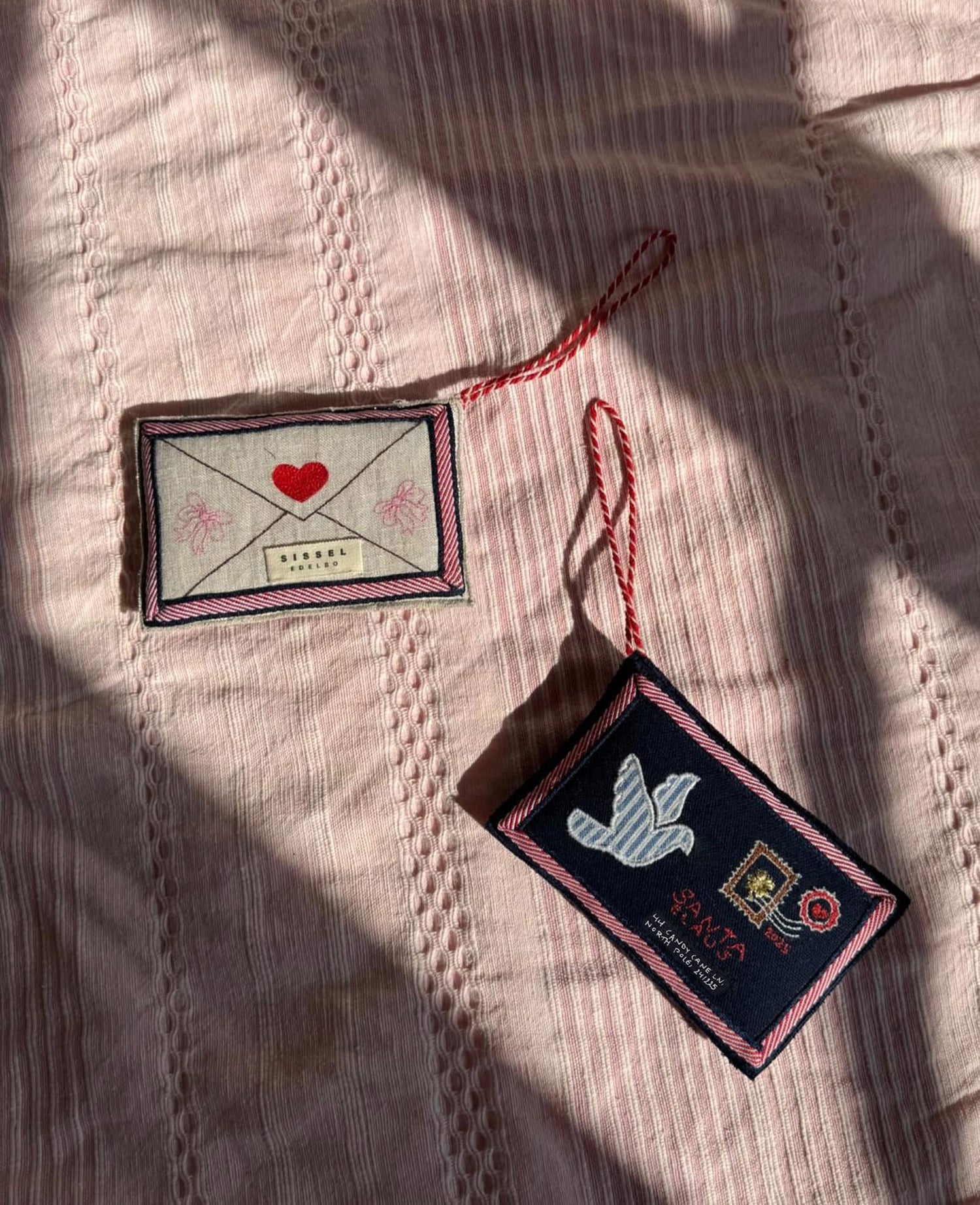 Christmas Letter Ornament - Navy