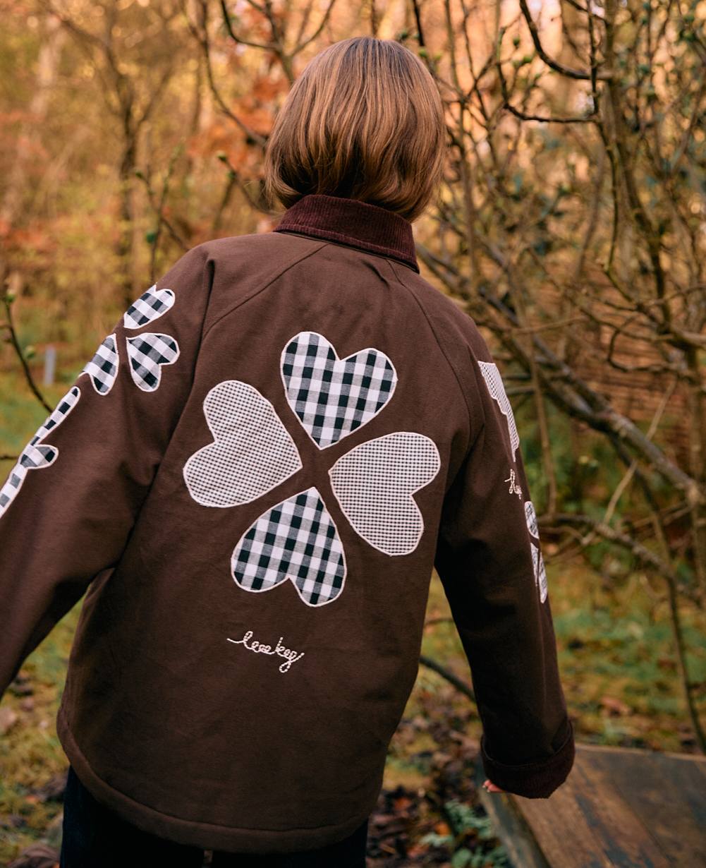 Lillibeth Jacket - Checked Brown