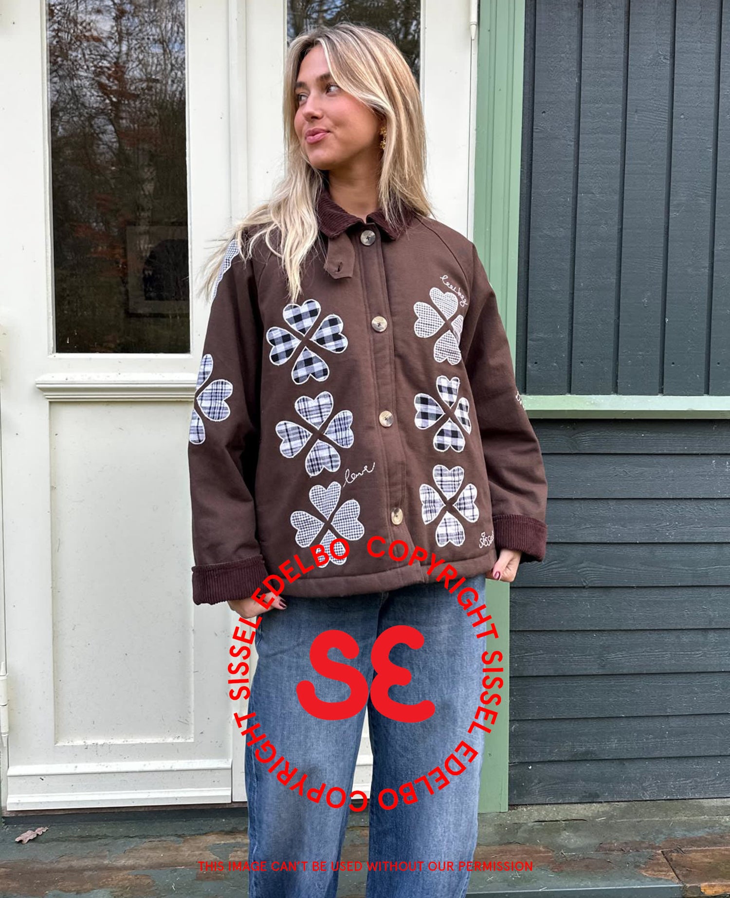 Lillibeth Jacket - Checked Brown
