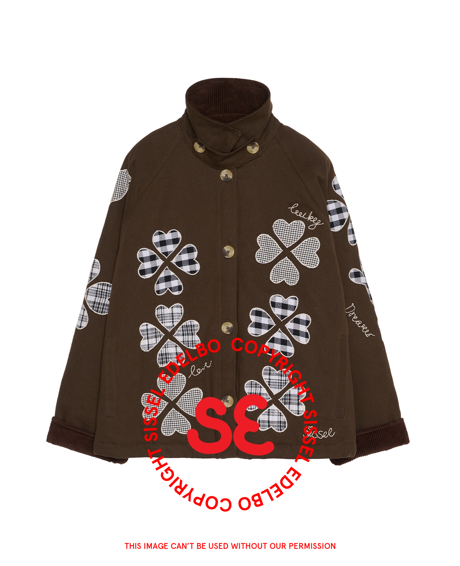 Lillibeth Jacket - Checked Brown