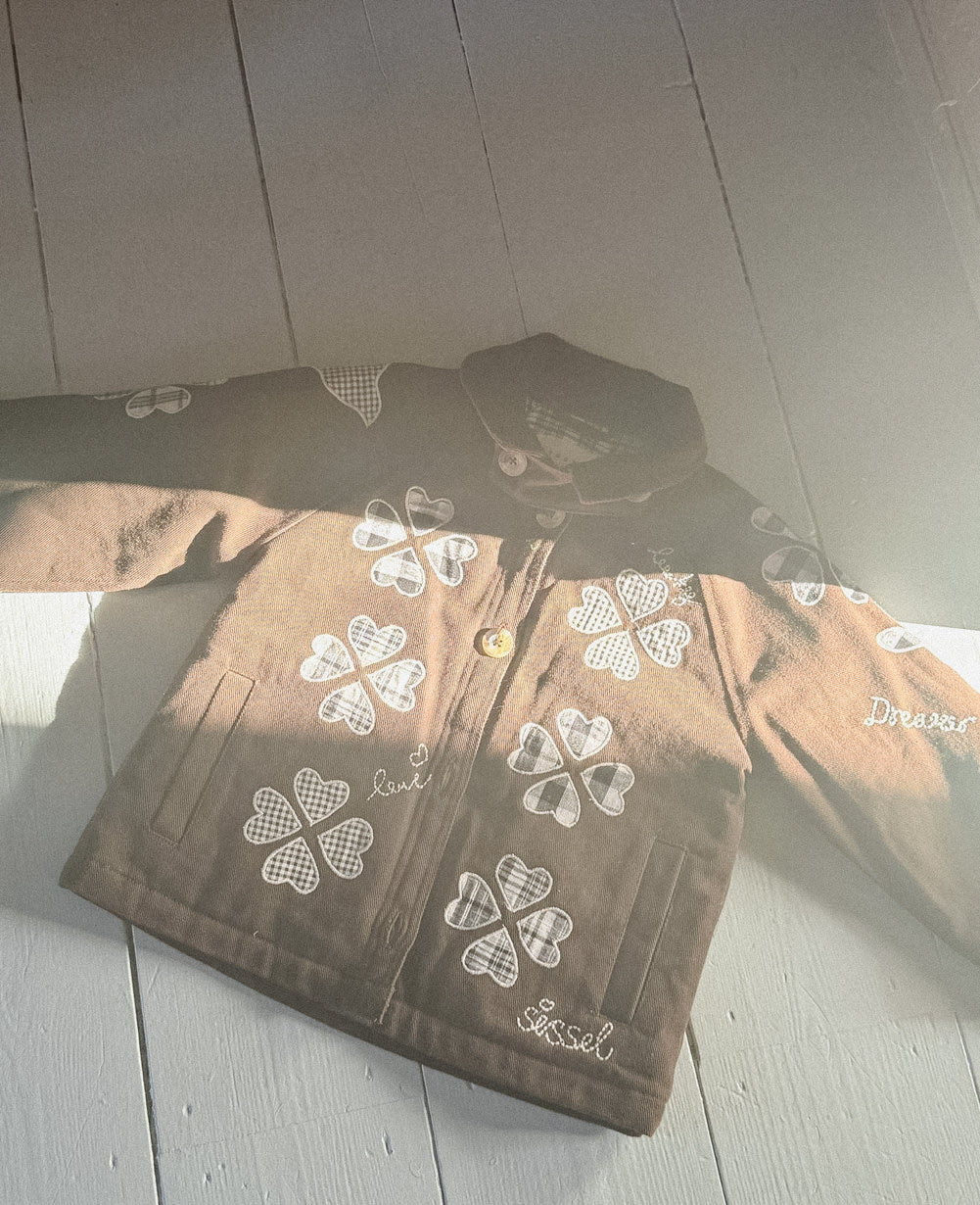 Lillibeth MINI Jacket - Checked Brown