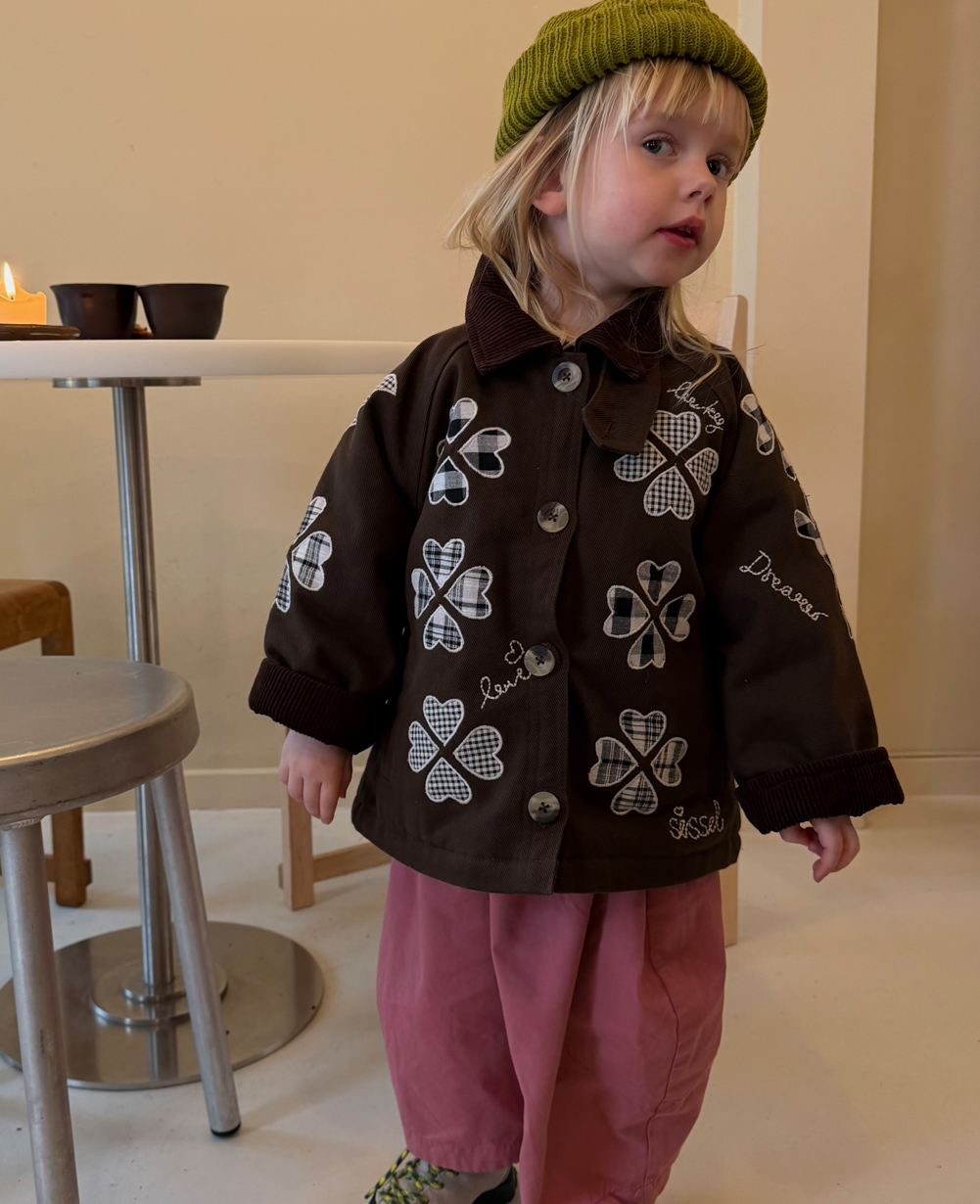 Lillibeth MINI Jacket - Checked Brown
