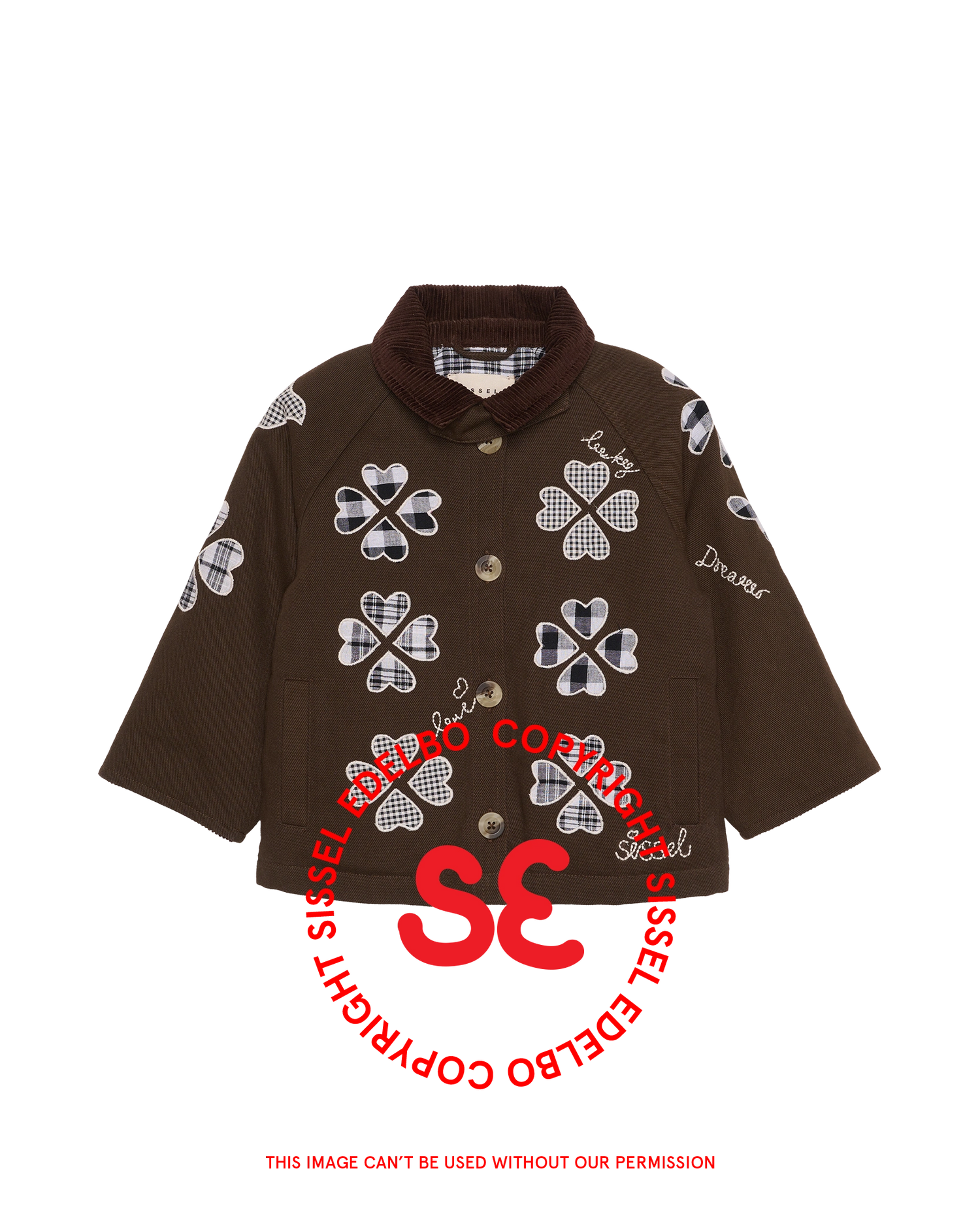 Lillibeth MINI Jacket - Checked Brown
