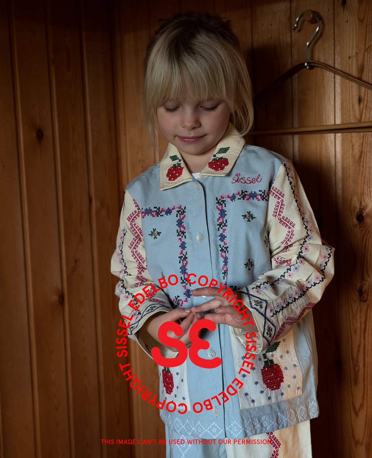 Louise MINI Shirt - Baby Blue