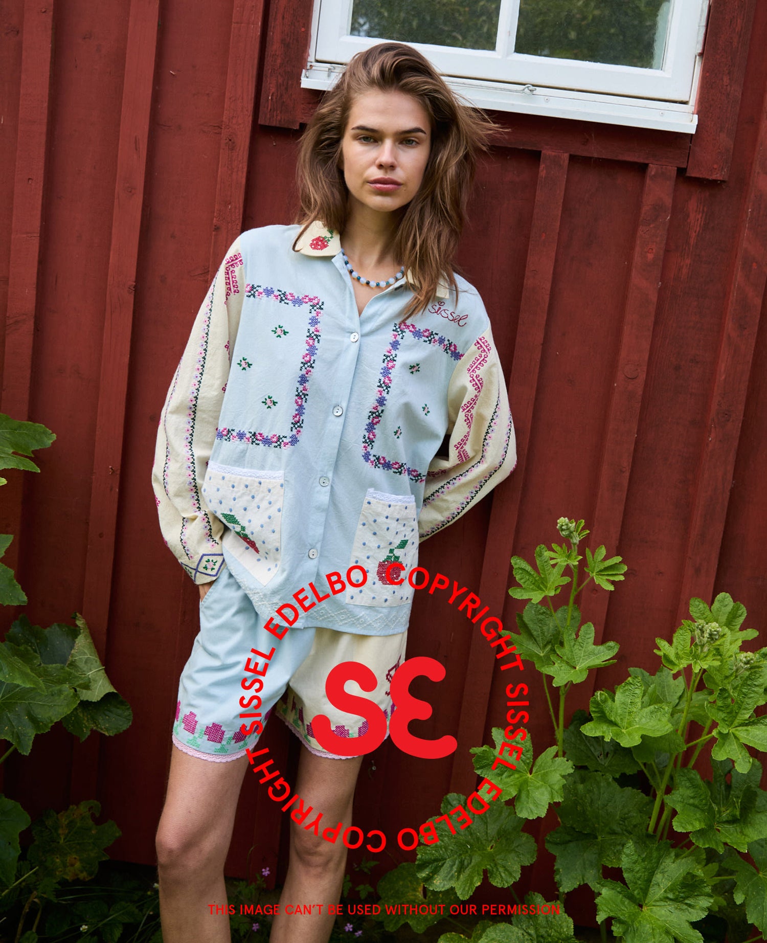 Louise Shirt - Baby Blue