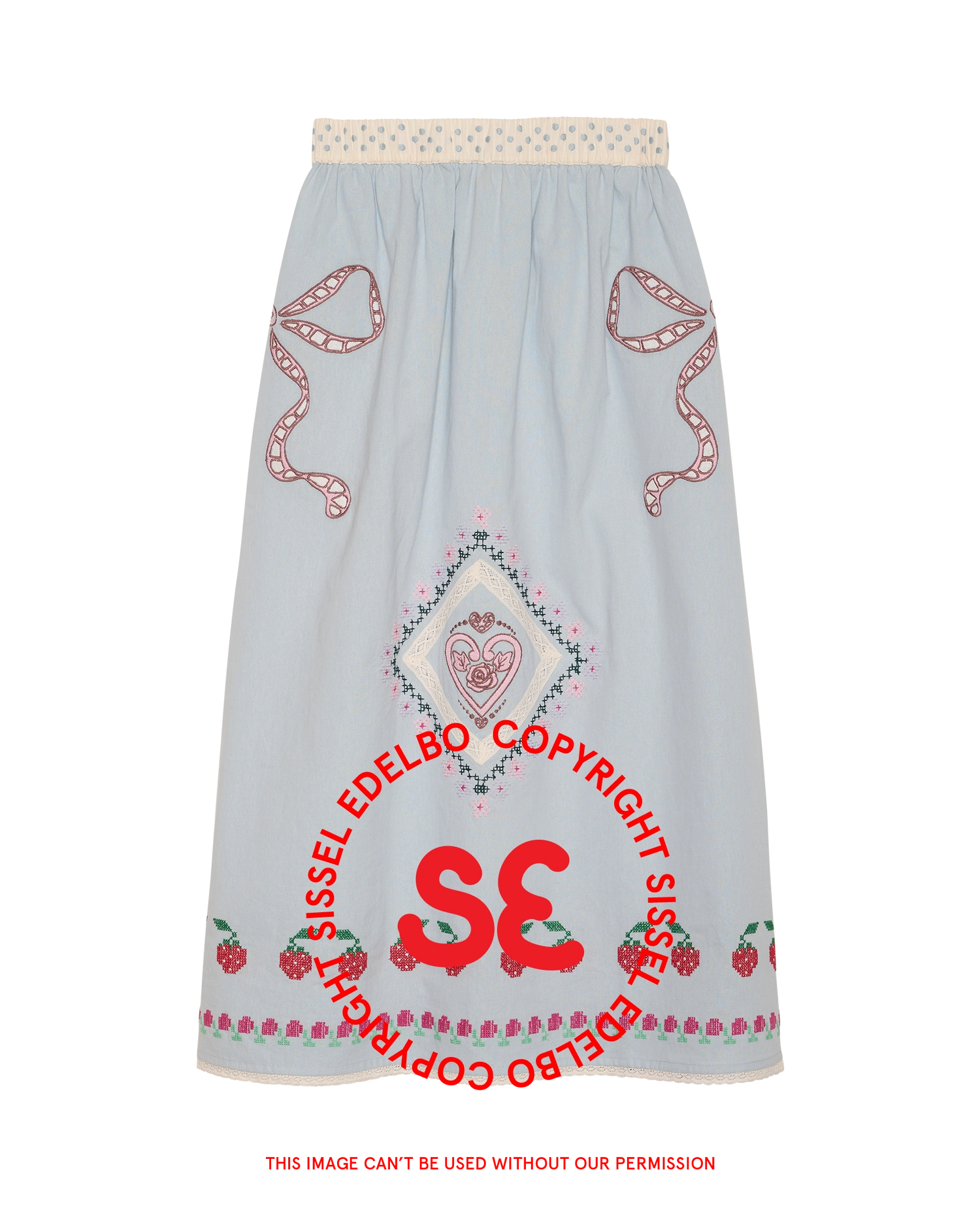 Louise Skirt - Baby Blue